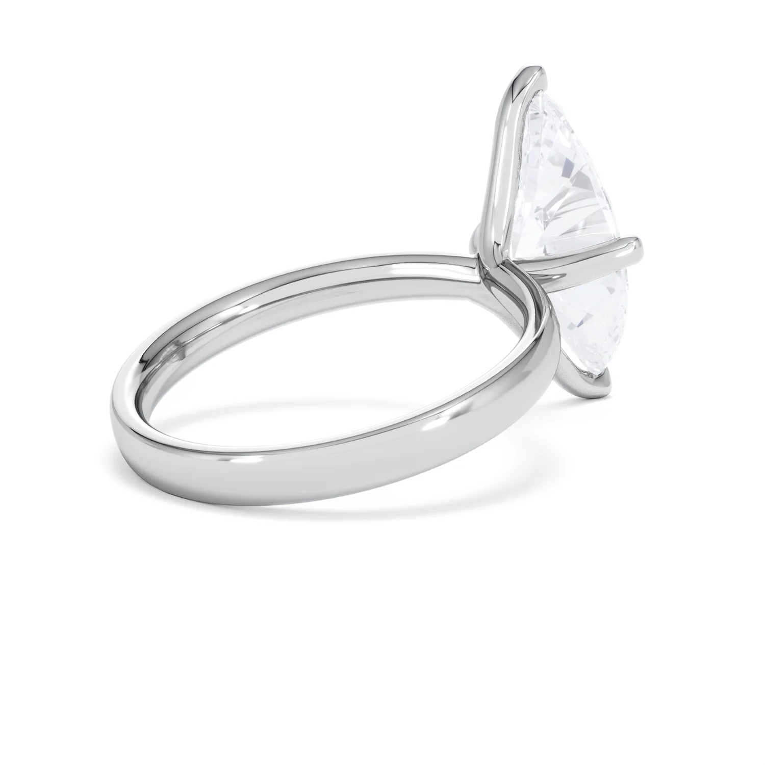 Origin Twist 3.00ct Marquise Cut Lab Diamond Solitaire Engagement Ring in Platinum - Image 36