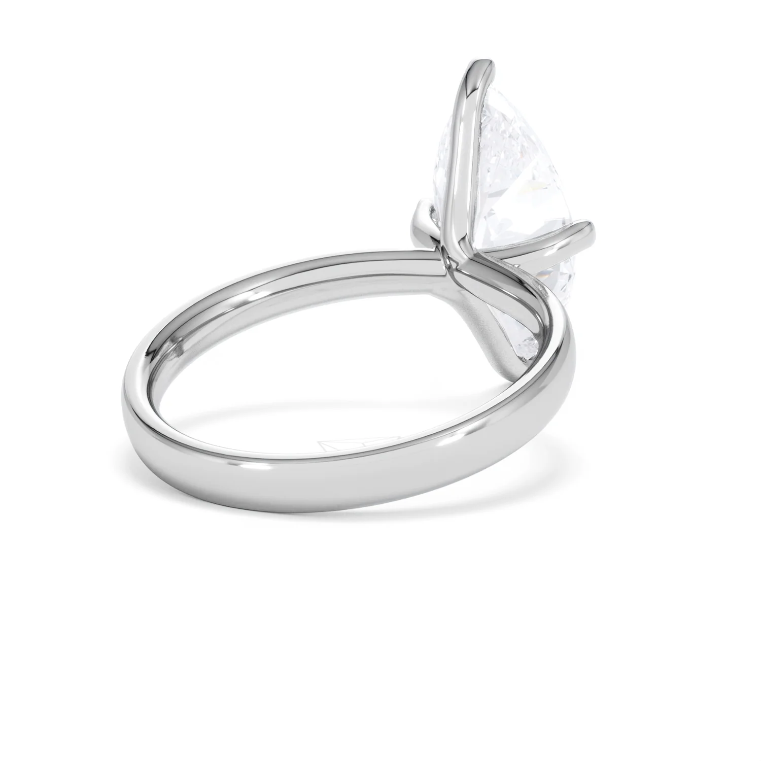 Origin Twist 3.00ct Marquise Cut Lab Diamond Solitaire Engagement Ring in Platinum - Image 40
