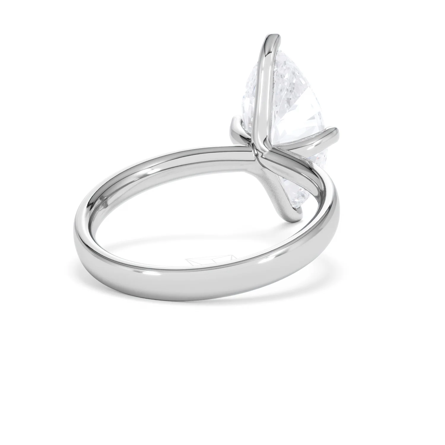 Origin Twist 3.00ct Marquise Cut Lab Diamond Solitaire Engagement Ring in Platinum - Image 41