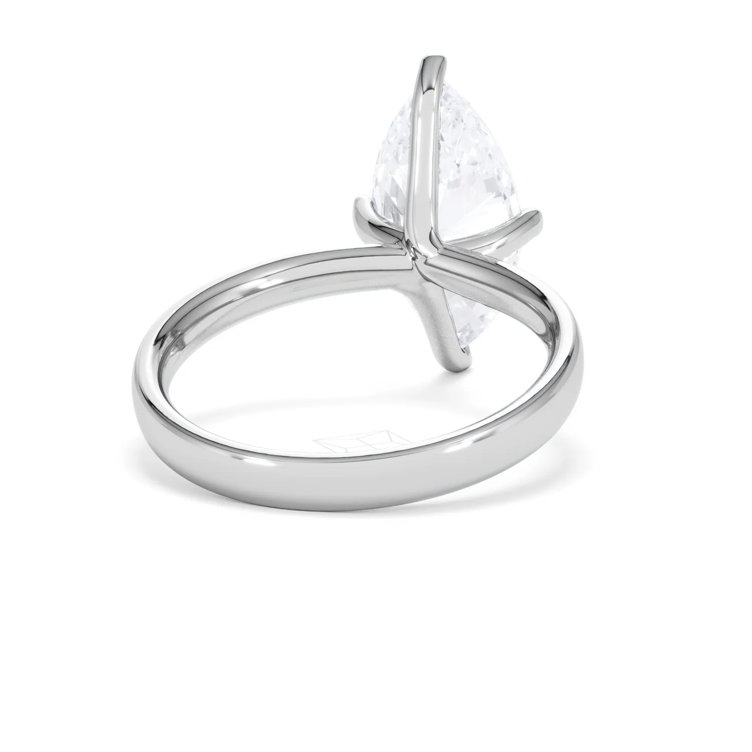 Origin Twist 3.00ct Marquise Cut Lab Diamond Solitaire Engagement Ring in Platinum - Image 43