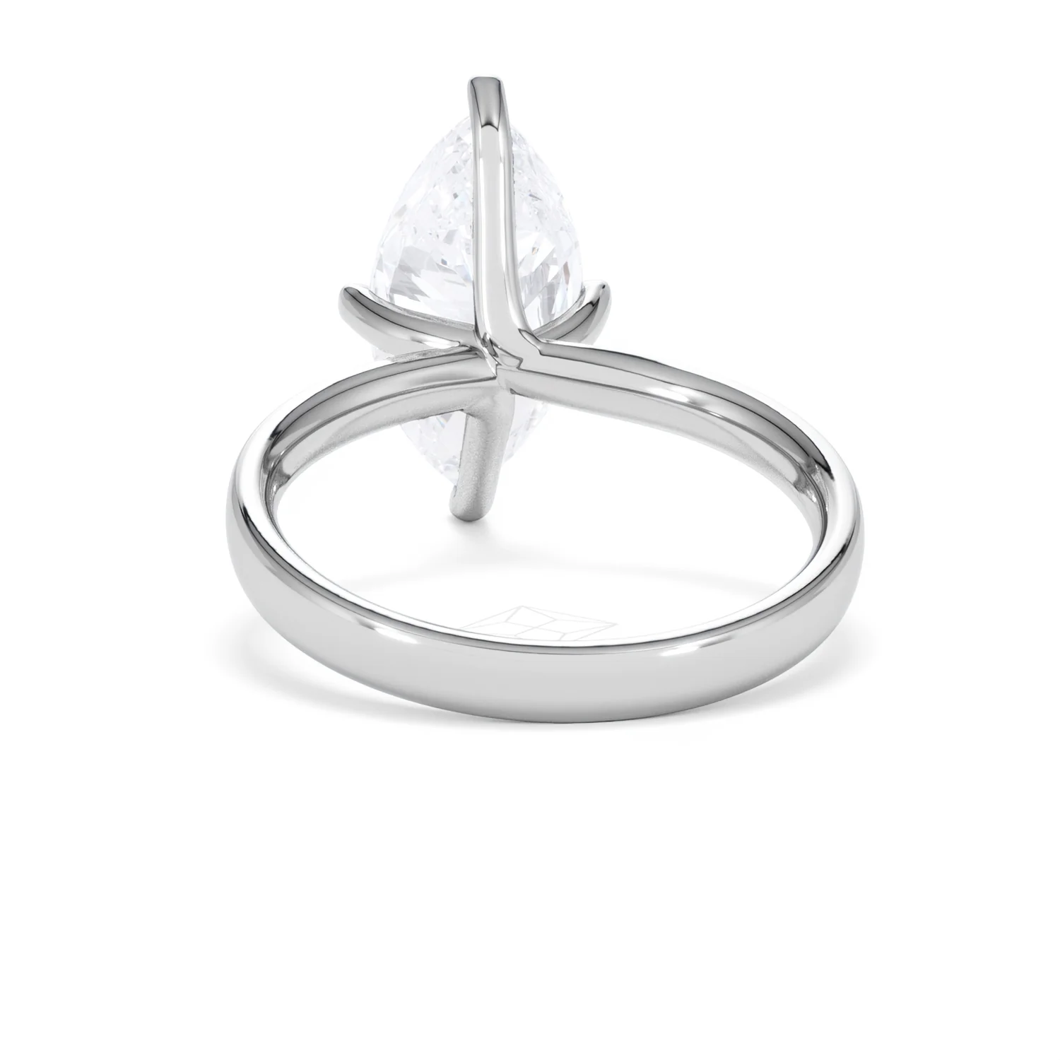 Origin Twist 3.00ct Marquise Cut Lab Diamond Solitaire Engagement Ring in Platinum - Image 49