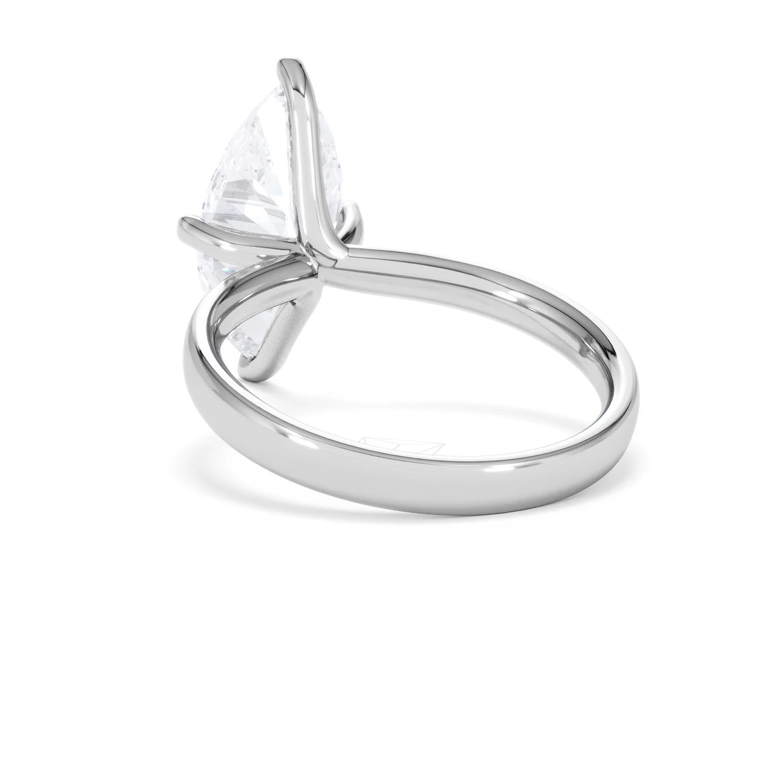 Origin Twist 3.00ct Marquise Cut Lab Diamond Solitaire Engagement Ring in Platinum - Image 53