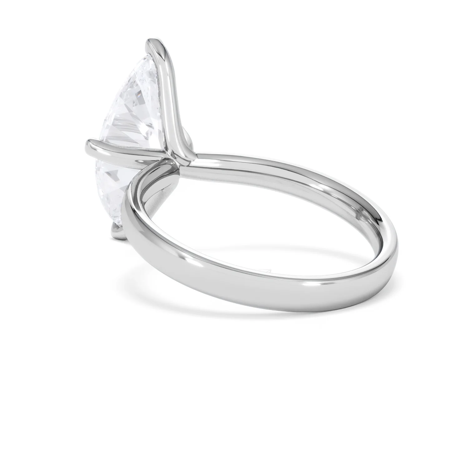 Origin Twist 3.00ct Marquise Cut Lab Diamond Solitaire Engagement Ring in Platinum - Image 56