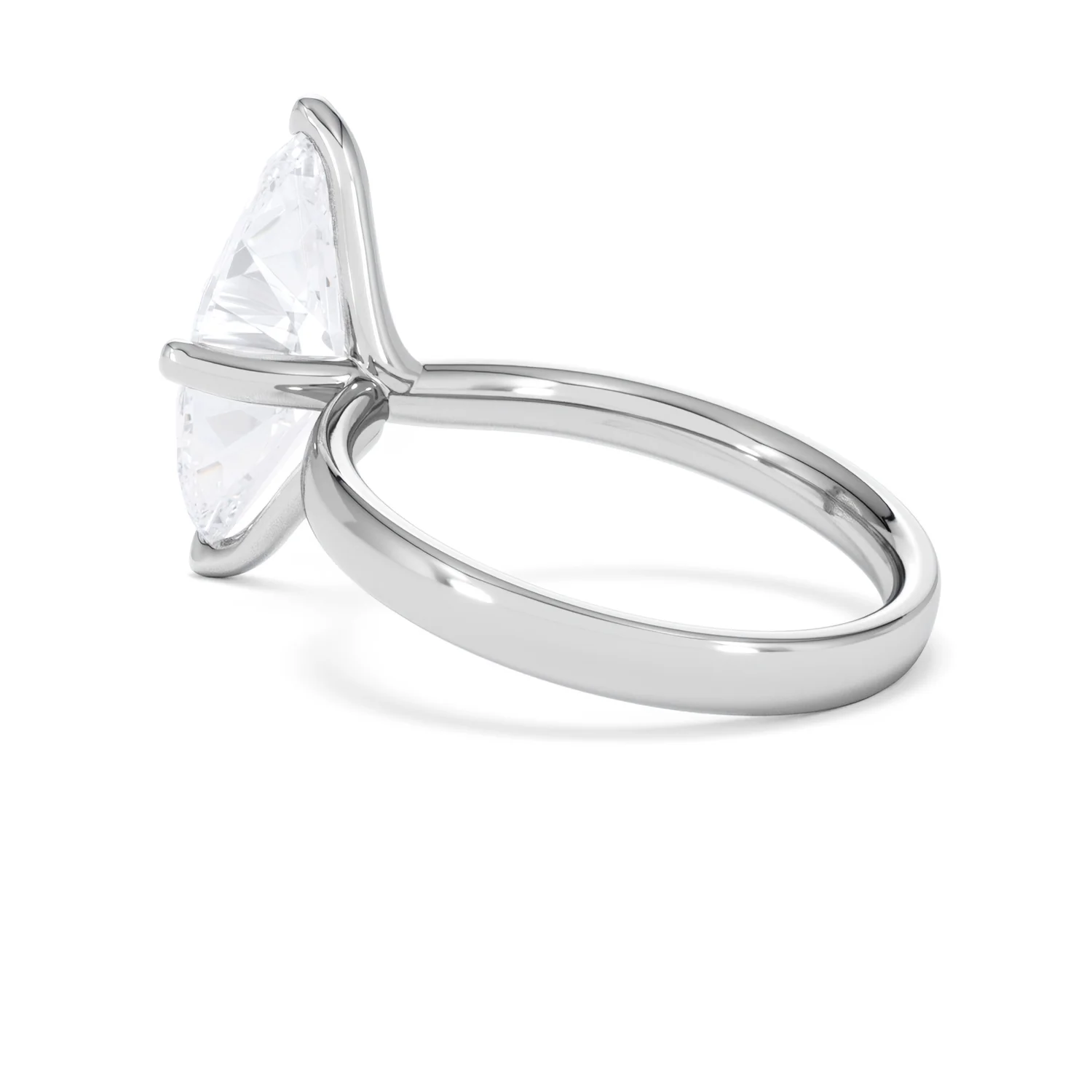 Origin Twist 3.00ct Marquise Cut Lab Diamond Solitaire Engagement Ring in Platinum - Image 59