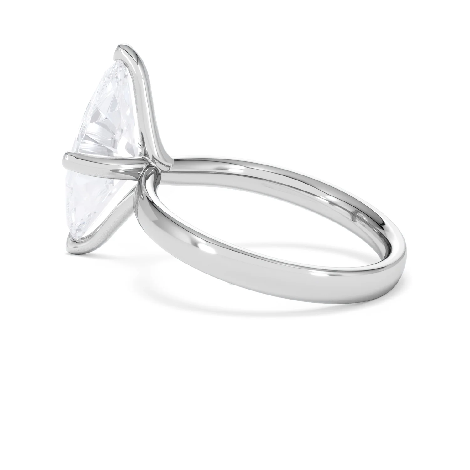 Origin Twist 3.00ct Marquise Cut Lab Diamond Solitaire Engagement Ring in Platinum - Image 61