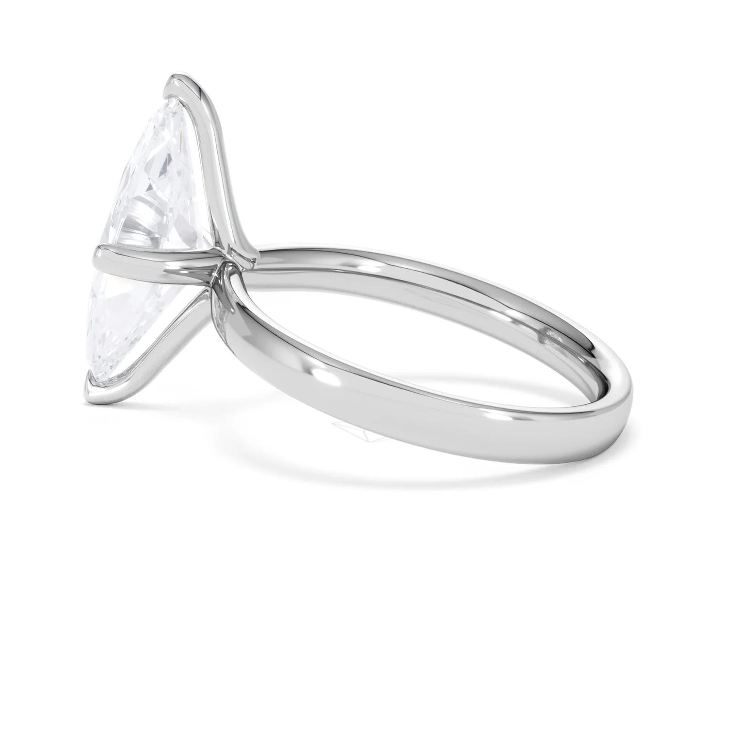 Origin Twist 3.00ct Marquise Cut Lab Diamond Solitaire Engagement Ring in Platinum - Image 63