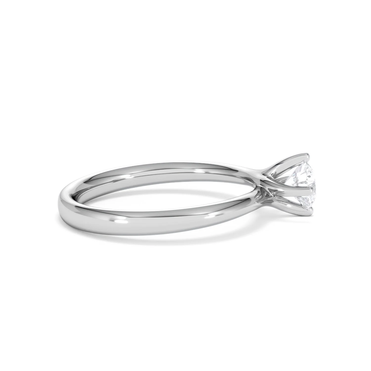 Platinum Half Carat Diamond Engagement Ring Lily Lab F/VS1 - Image 28