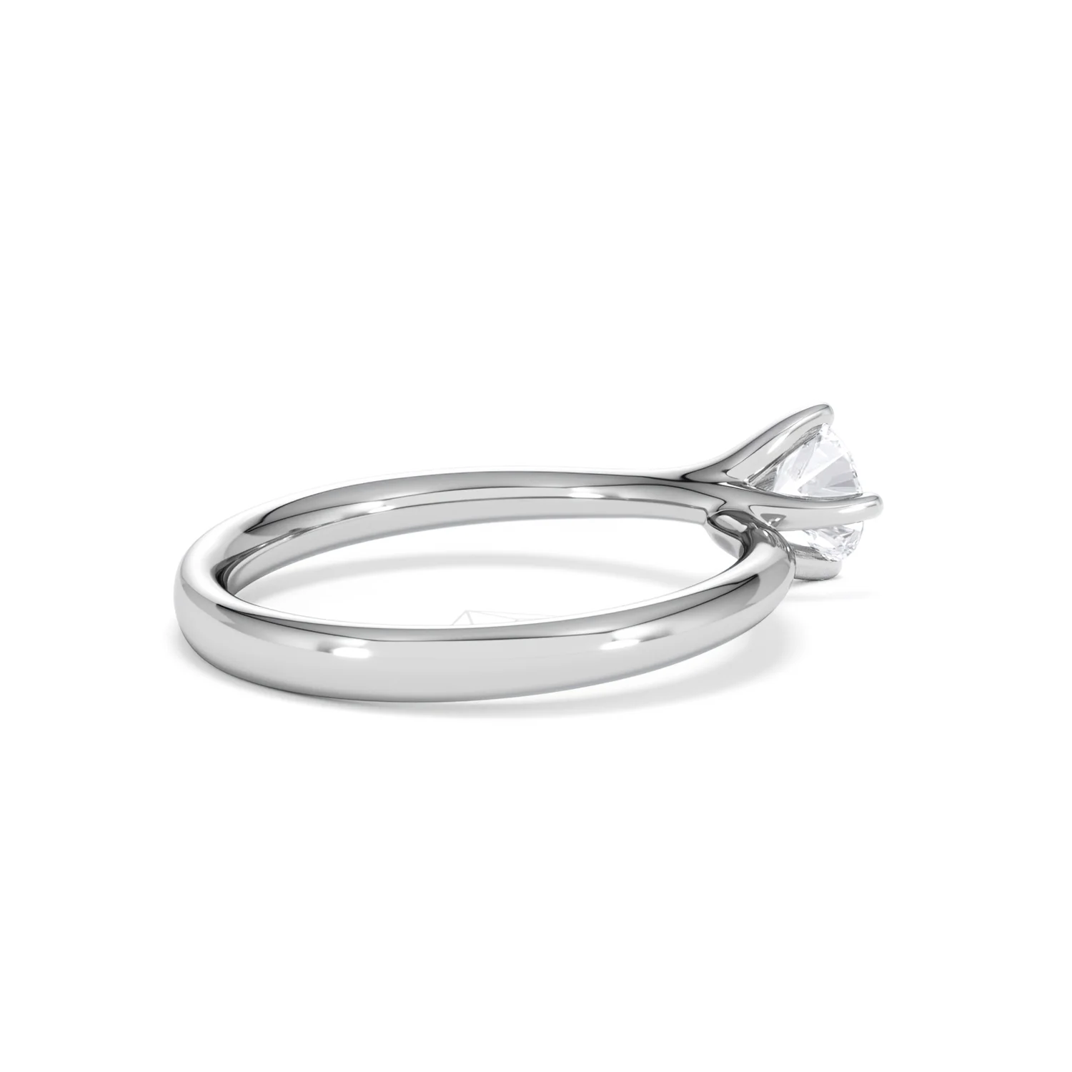 Platinum Half Carat Diamond Engagement Ring Lily Lab F/VS1 - Image 35