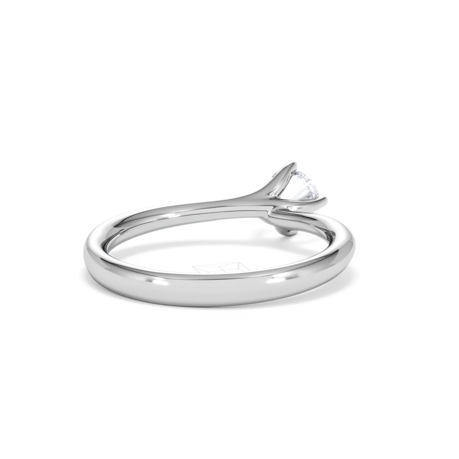 Platinum Half Carat Diamond Engagement Ring Lily Lab F/VS1 - Image 42