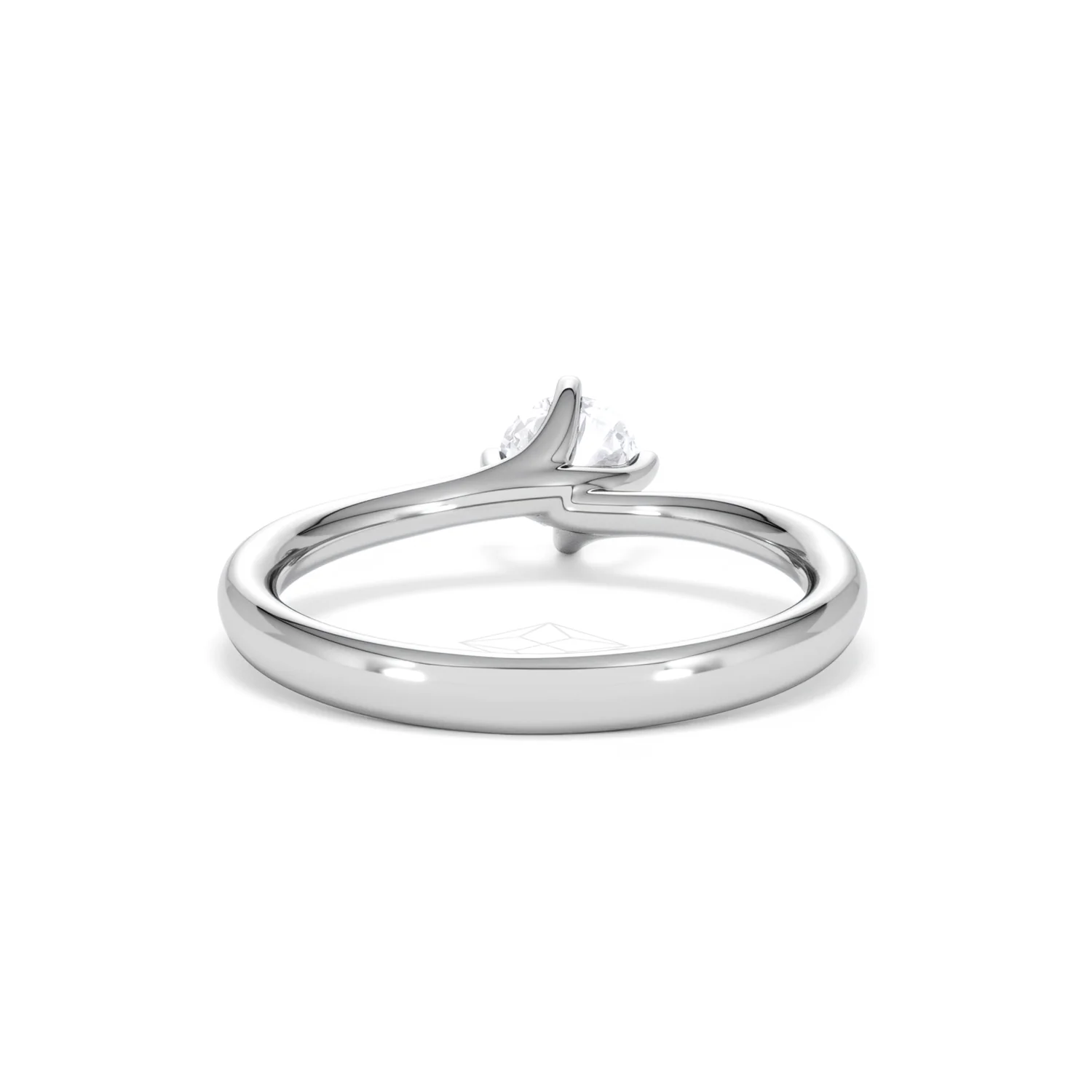 Platinum Half Carat Diamond Engagement Ring Lily Lab F/VS1 - Image 47