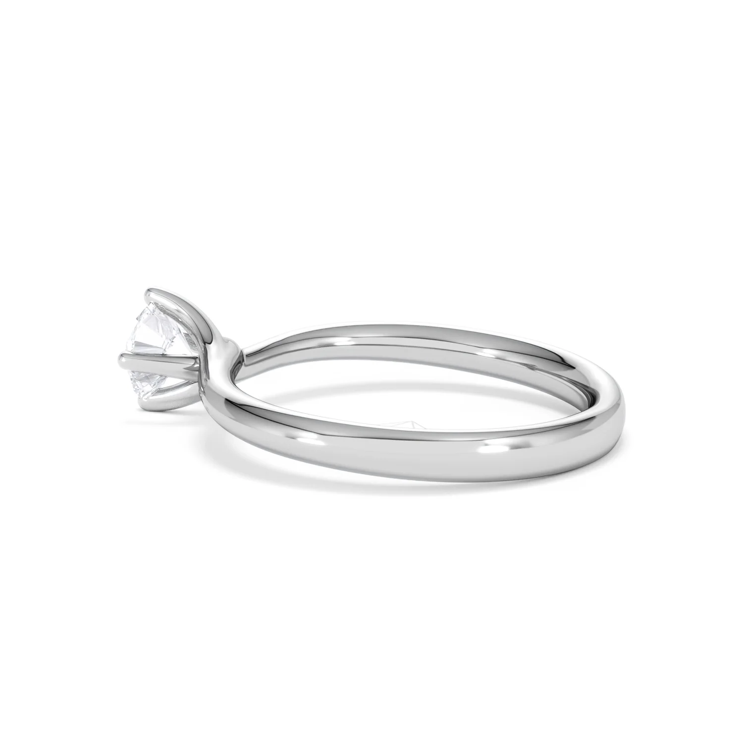 Platinum Half Carat Diamond Engagement Ring Lily Lab F/VS1 - Image 63