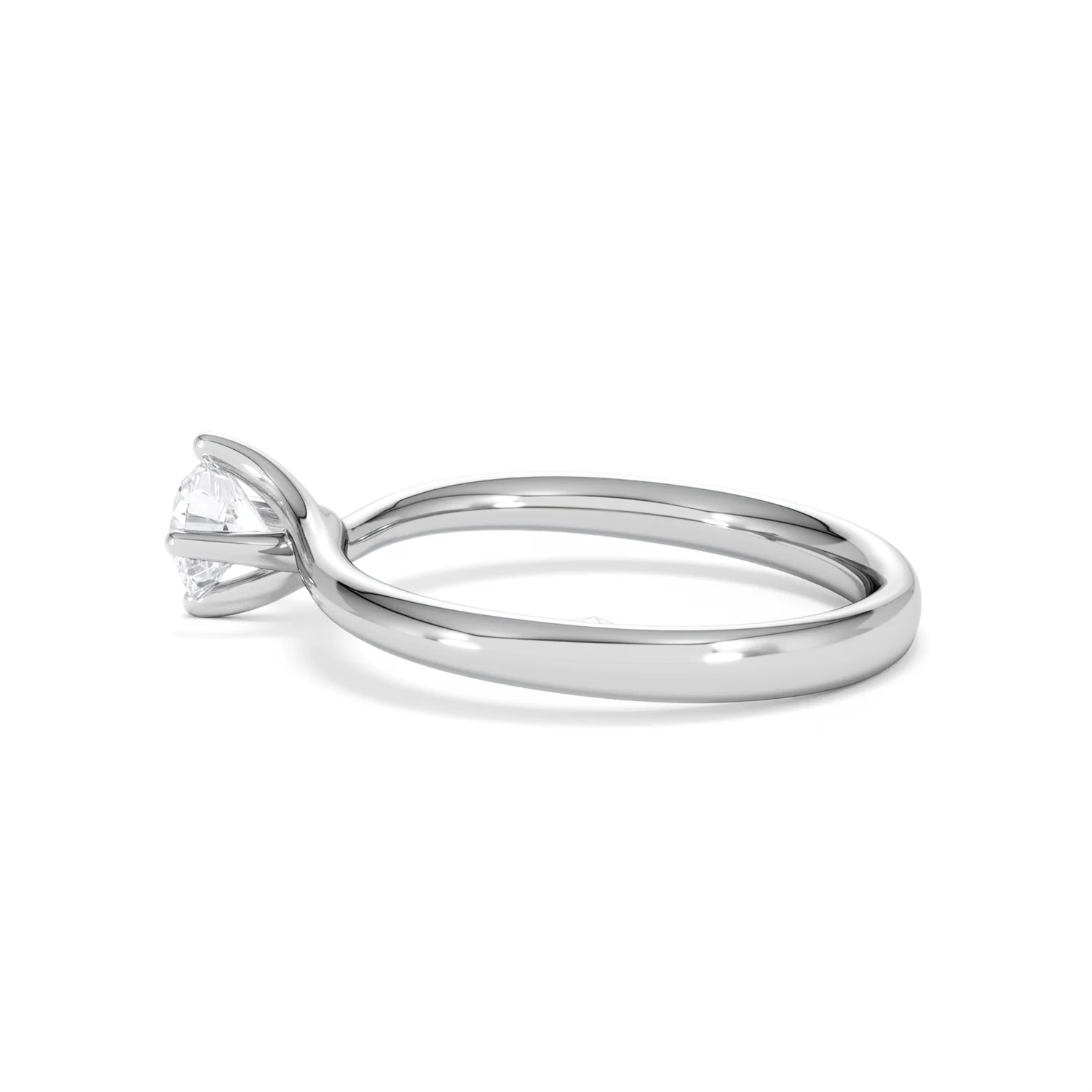 Platinum Half Carat Diamond Engagement Ring Lily Lab F/VS1 - Image 65
