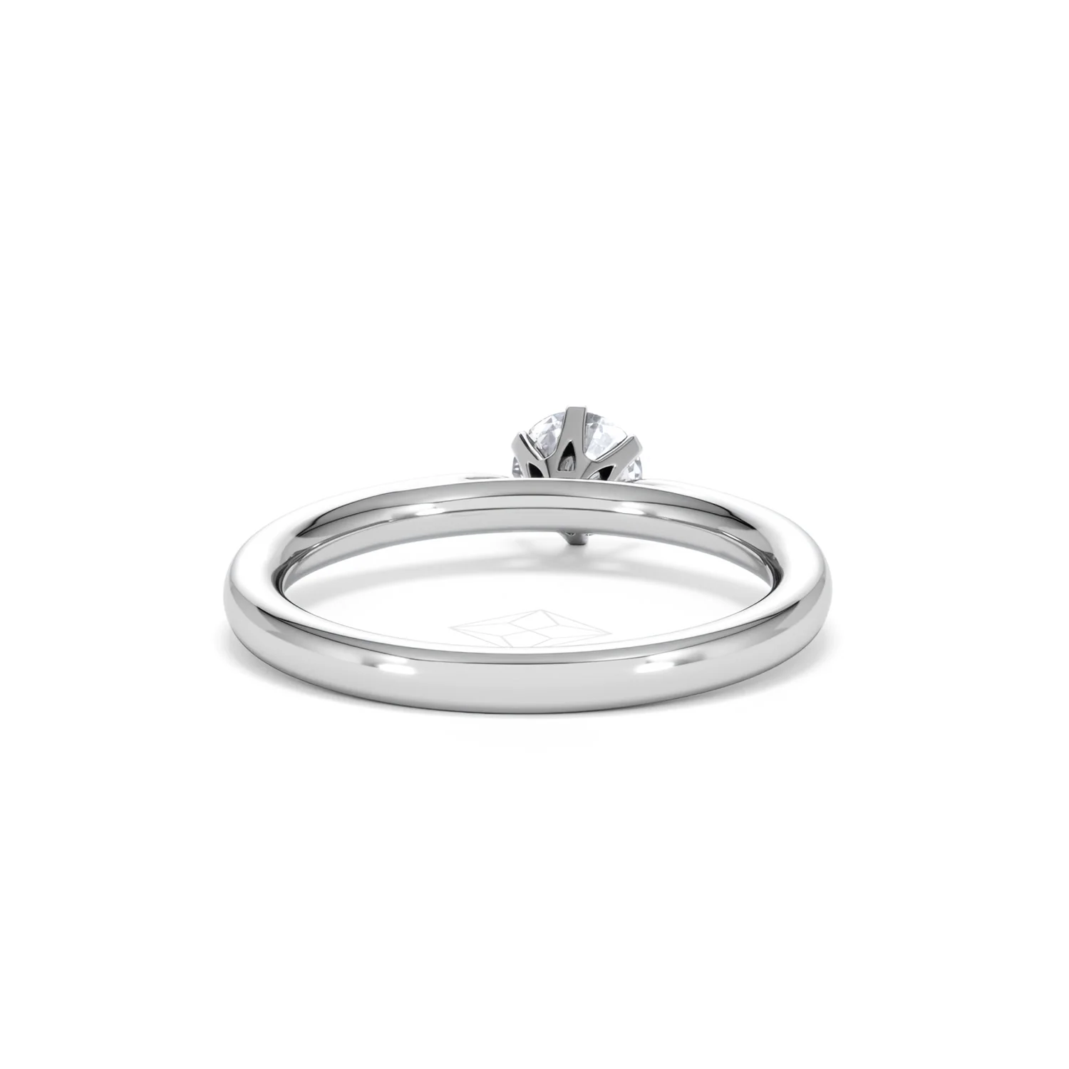 Platinum Half Carat Diamond Engagement Ring Low Chloe Lab F/VS1 - Image 46