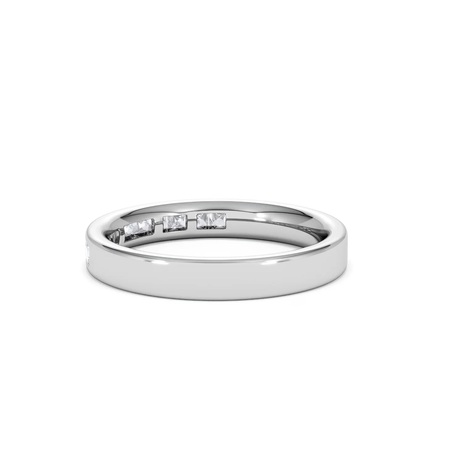 Platinum Princess Diamond Half Eternity Ring 0.50CT H/SI - Image 59