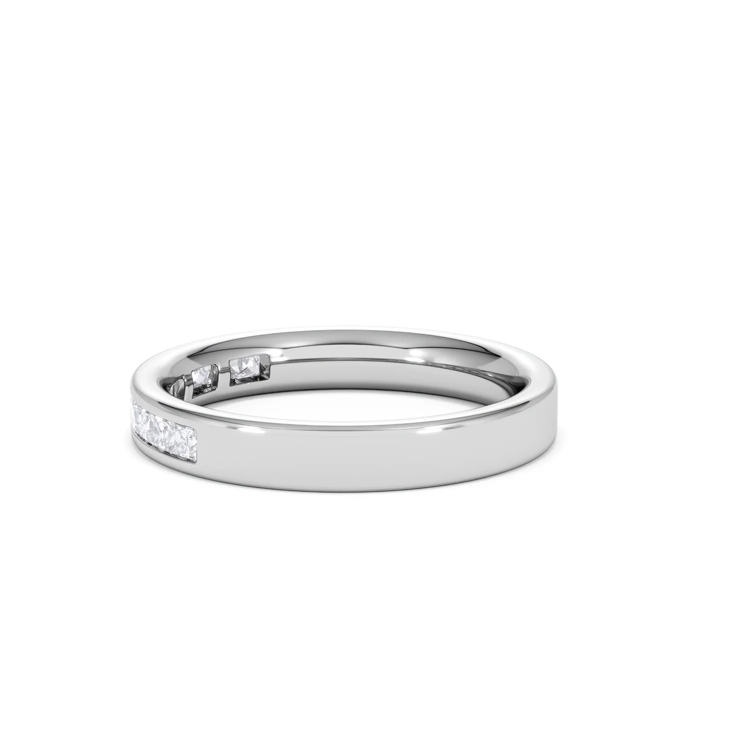 Platinum Princess Diamond Half Eternity Ring 0.50CT H/SI - Image 66