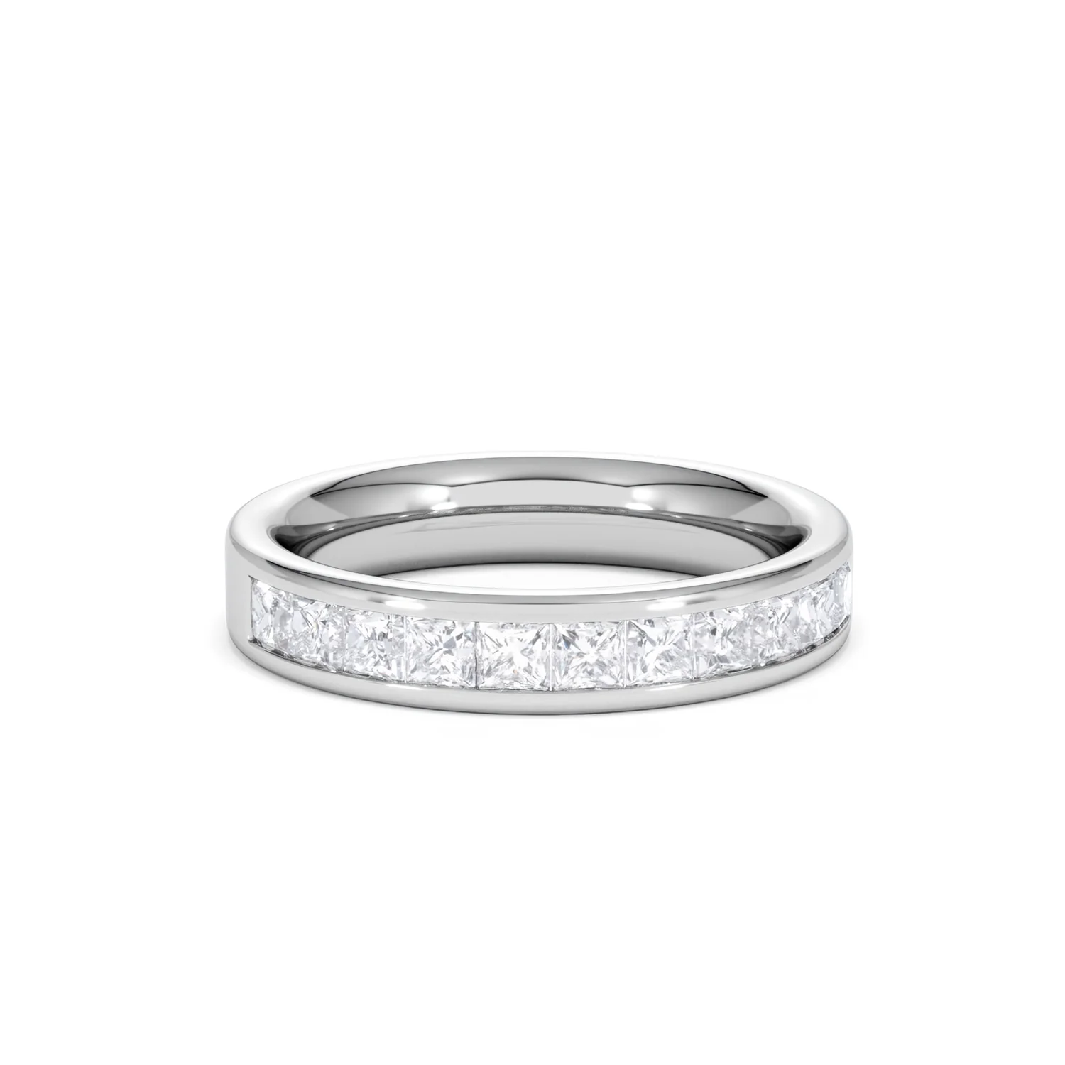 Platinum Princess Diamond Half Eternity Ring 1.00CT H/SI - Image 10