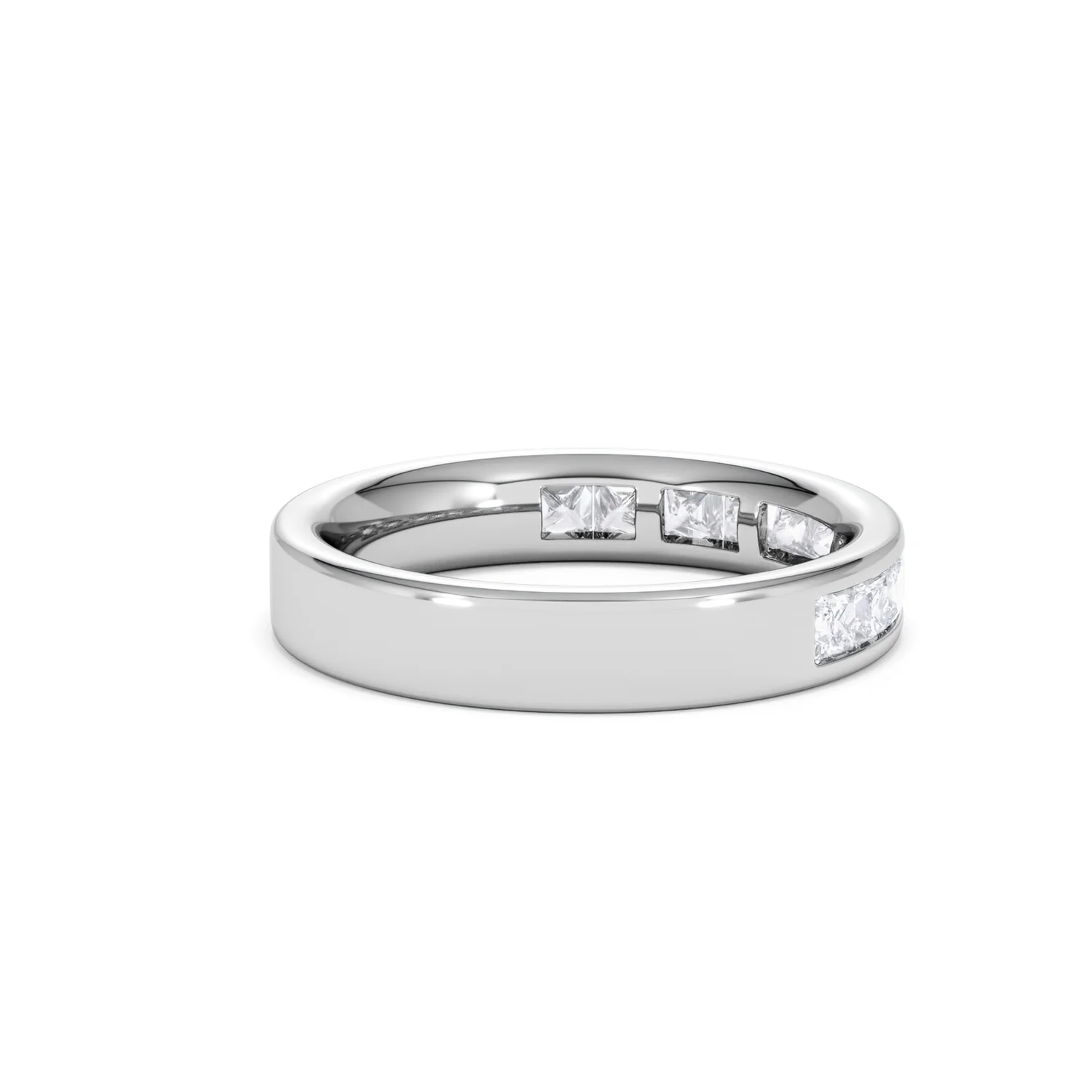 Platinum Princess Diamond Half Eternity Ring 1.00CT H/SI - Image 34