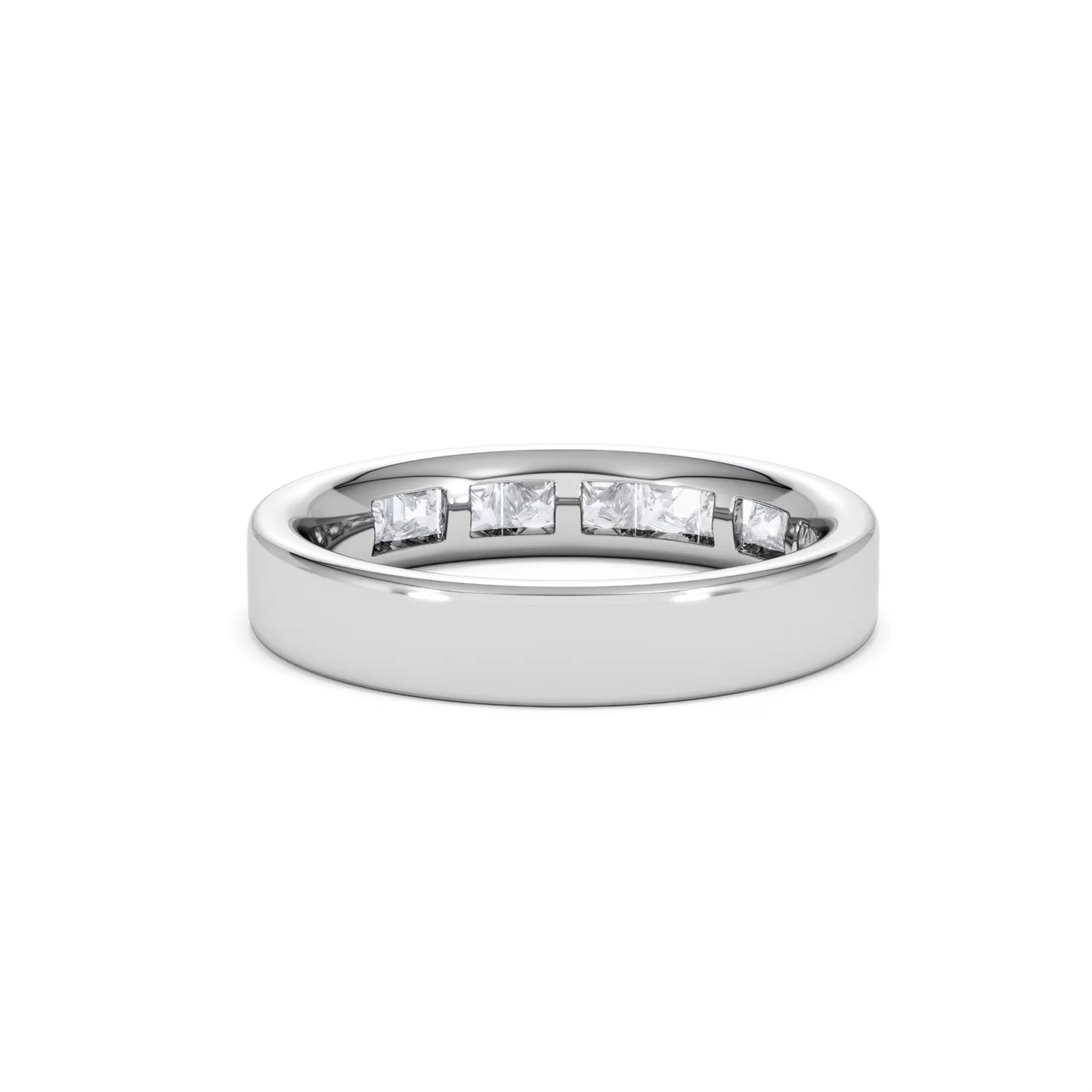 Platinum Princess Diamond Half Eternity Ring 1.00CT H/SI - Image 43