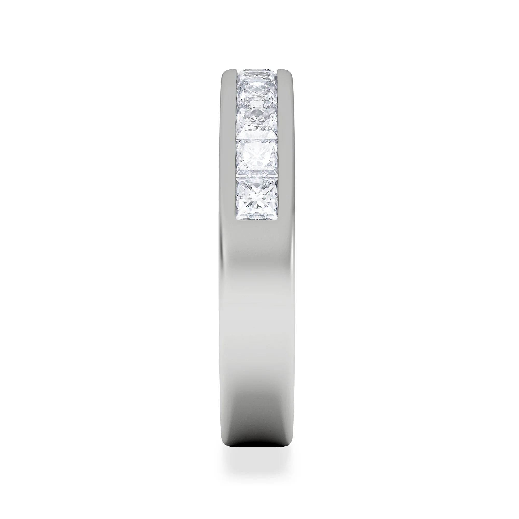 Platinum Princess Diamond Half Eternity Ring 1.00CT H/SI - Image 5