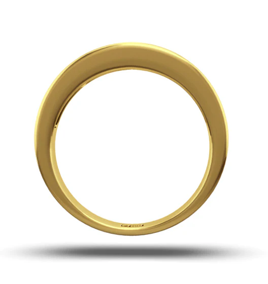 Rae 18K Gold Lab Diamond Half Band Eternity Ring 2.00CT G/VS - Image 3