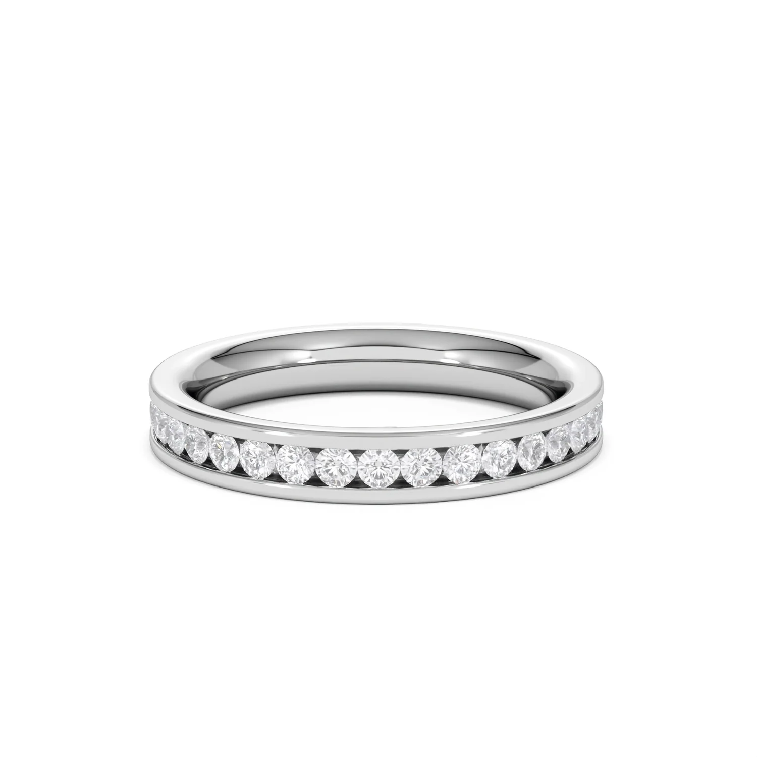 Rae Lab Diamond Eternity Ring Channel Set 1.00ct G/Vs 18K White Gold - Image 20