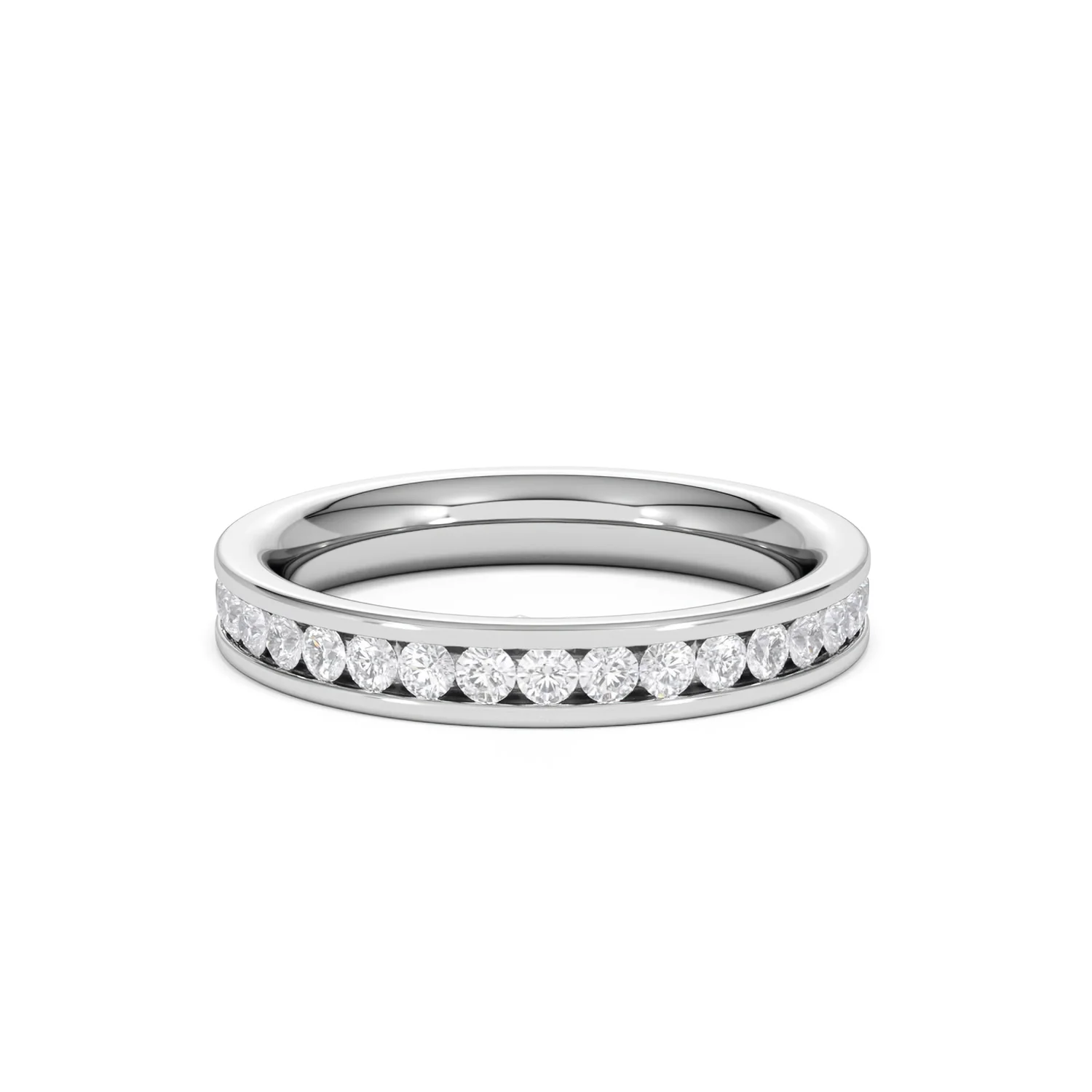 Rae Lab Diamond Eternity Ring Channel Set 1.00ct G/Vs 18K White Gold - Image 27