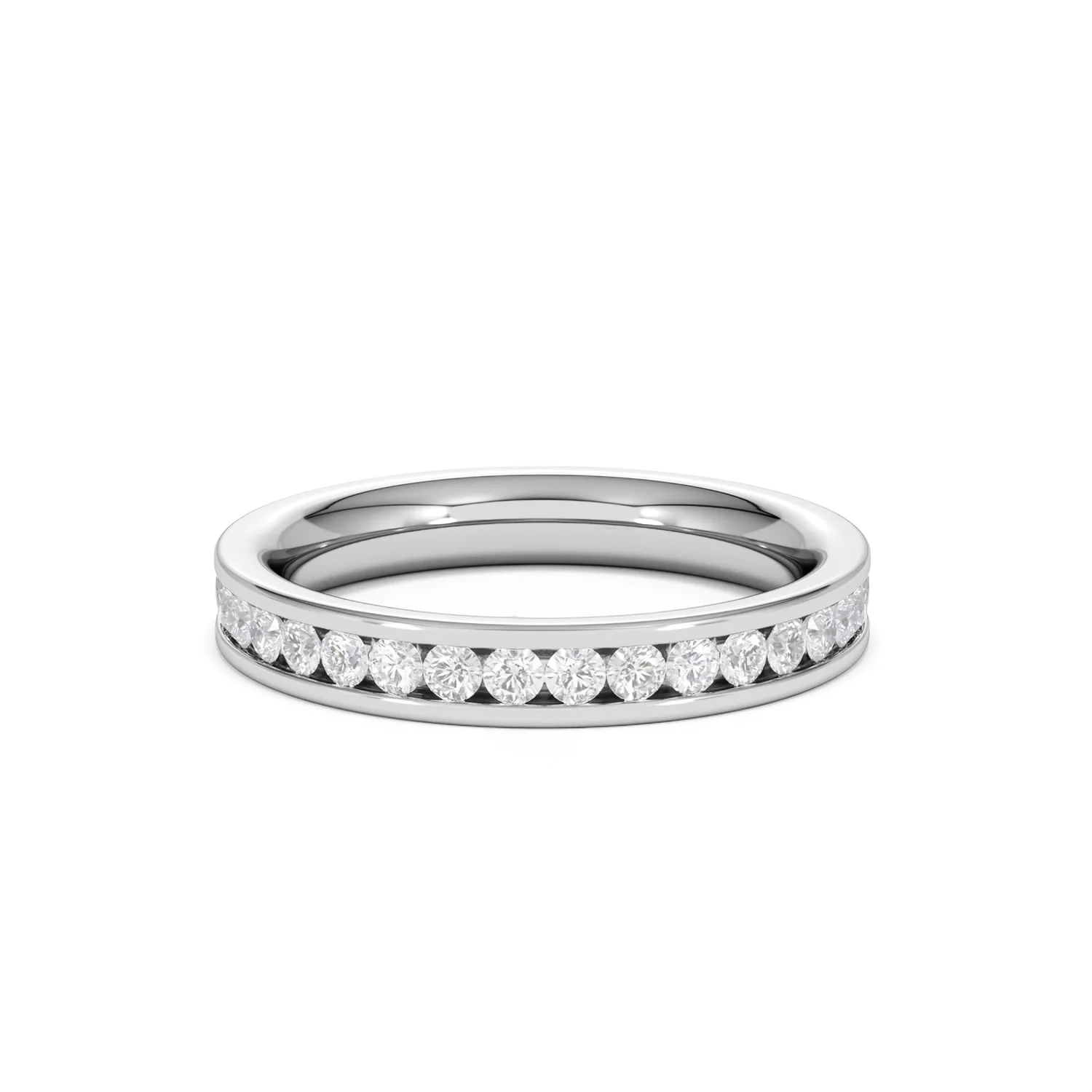 Rae Lab Diamond Eternity Ring Channel Set 1.00ct G/Vs 18K White Gold - Image 28