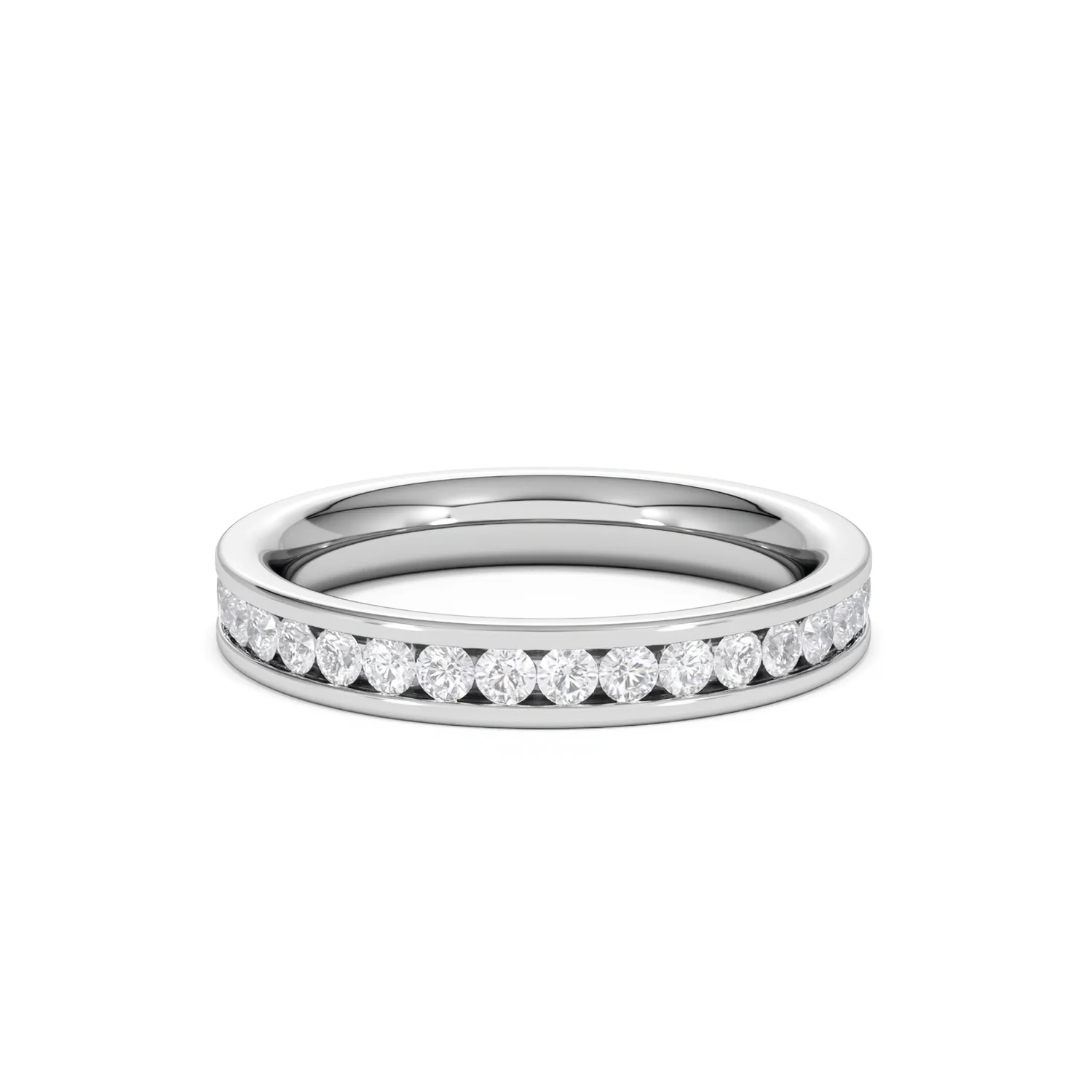 Rae Lab Diamond Eternity Ring Channel Set 1.00ct G/Vs 18K White Gold - Image 37