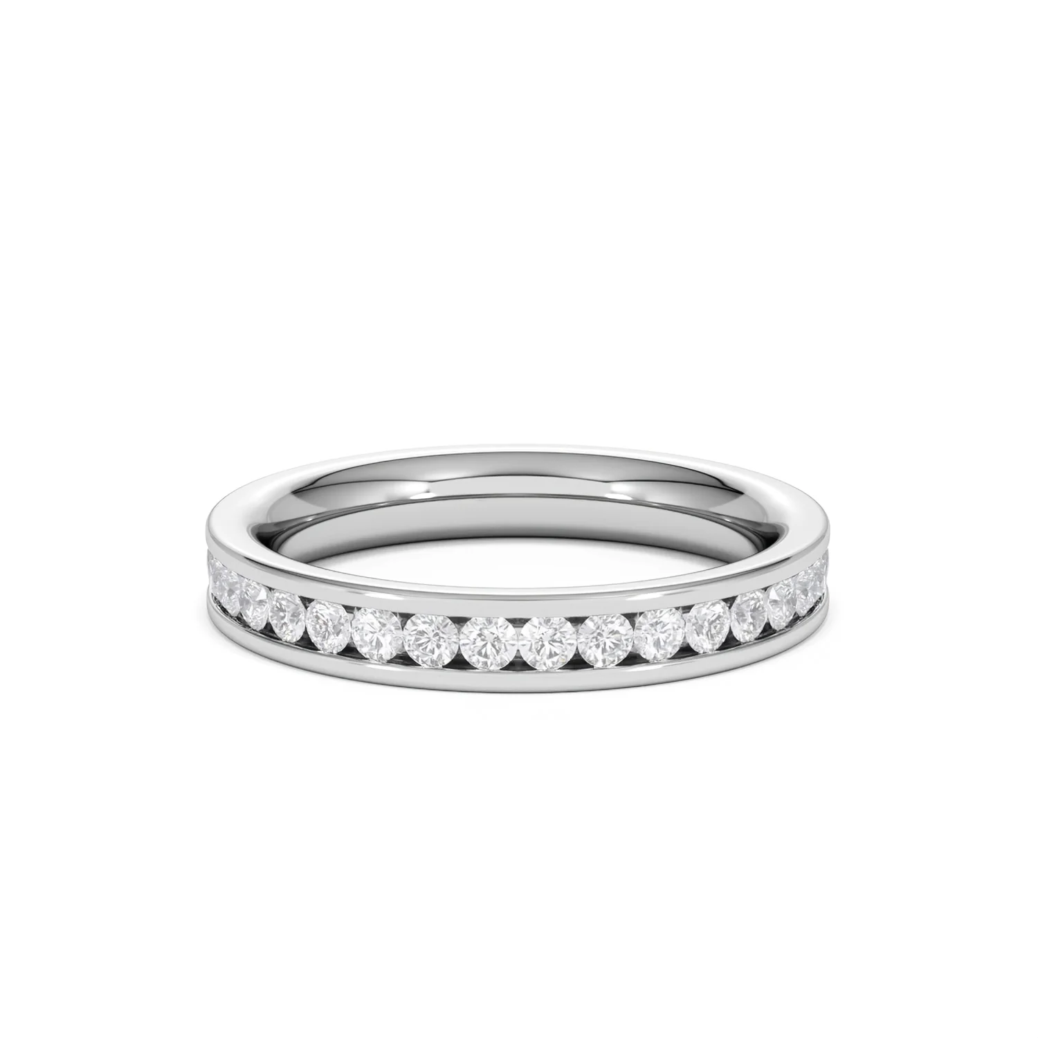 Rae Lab Diamond Eternity Ring Channel Set 1.00ct G/Vs 18K White Gold - Image 42