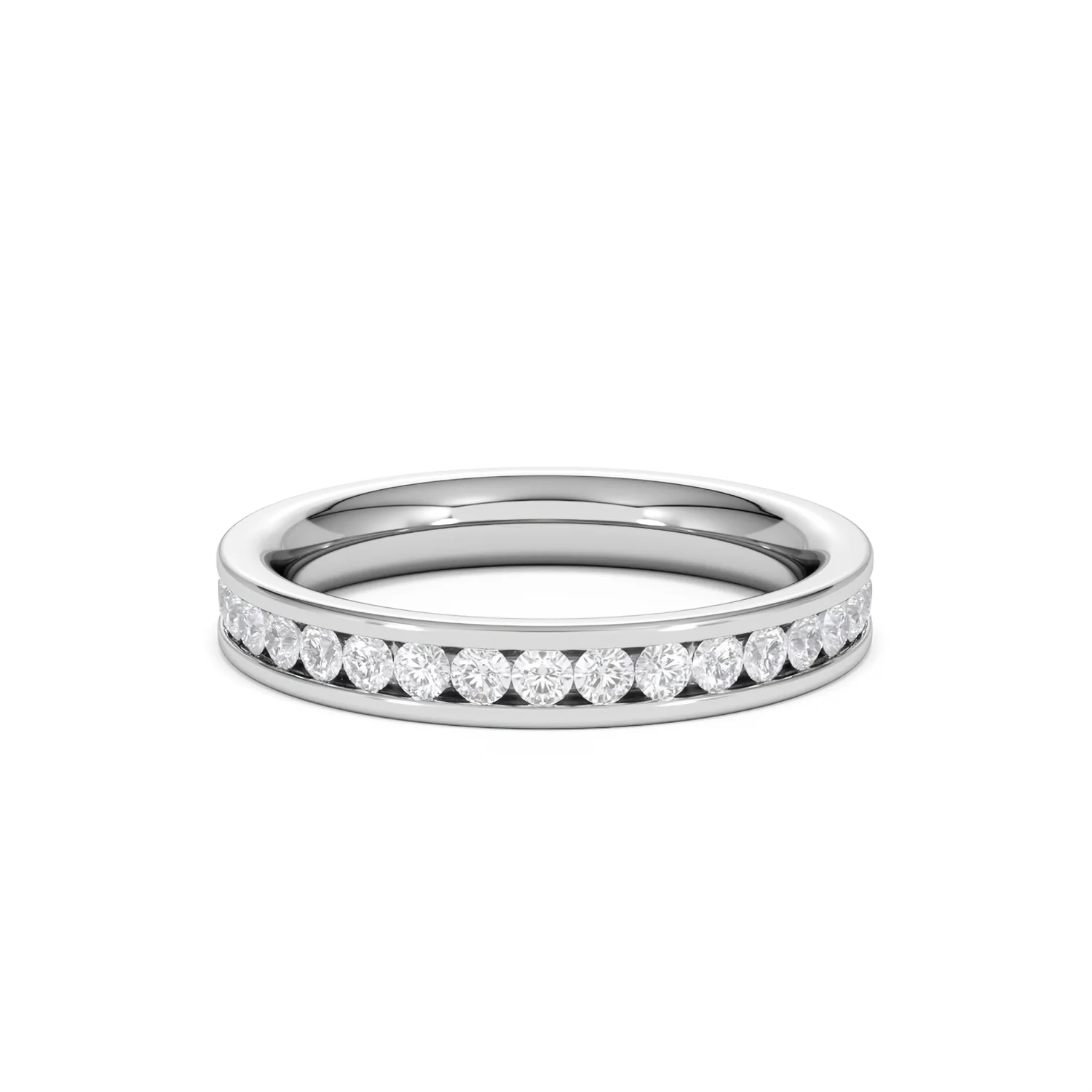 Rae Lab Diamond Eternity Ring Channel Set 1.00ct G/Vs 18K White Gold - Image 43
