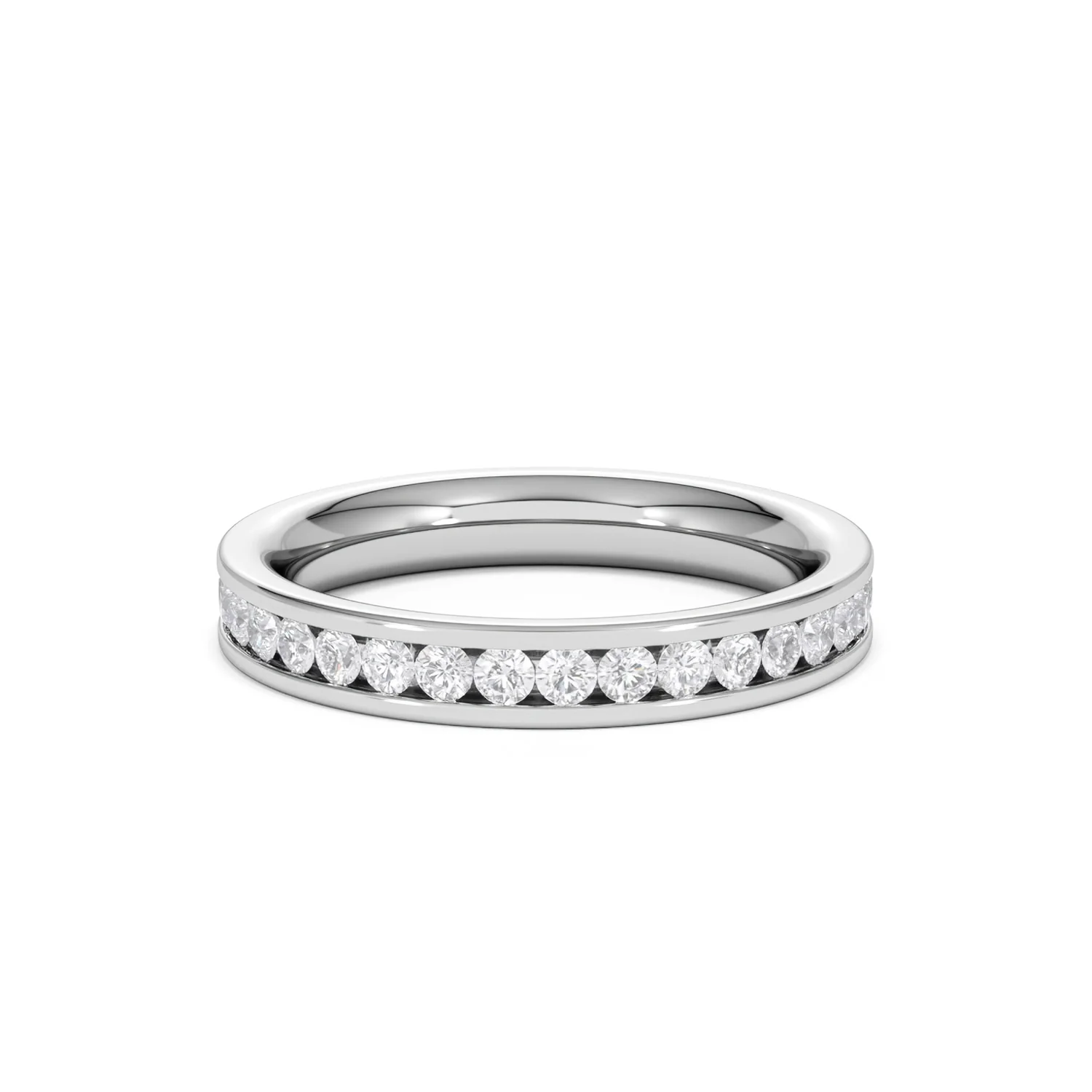 Rae Lab Diamond Eternity Ring Channel Set 1.00ct G/Vs 18K White Gold - Image 44