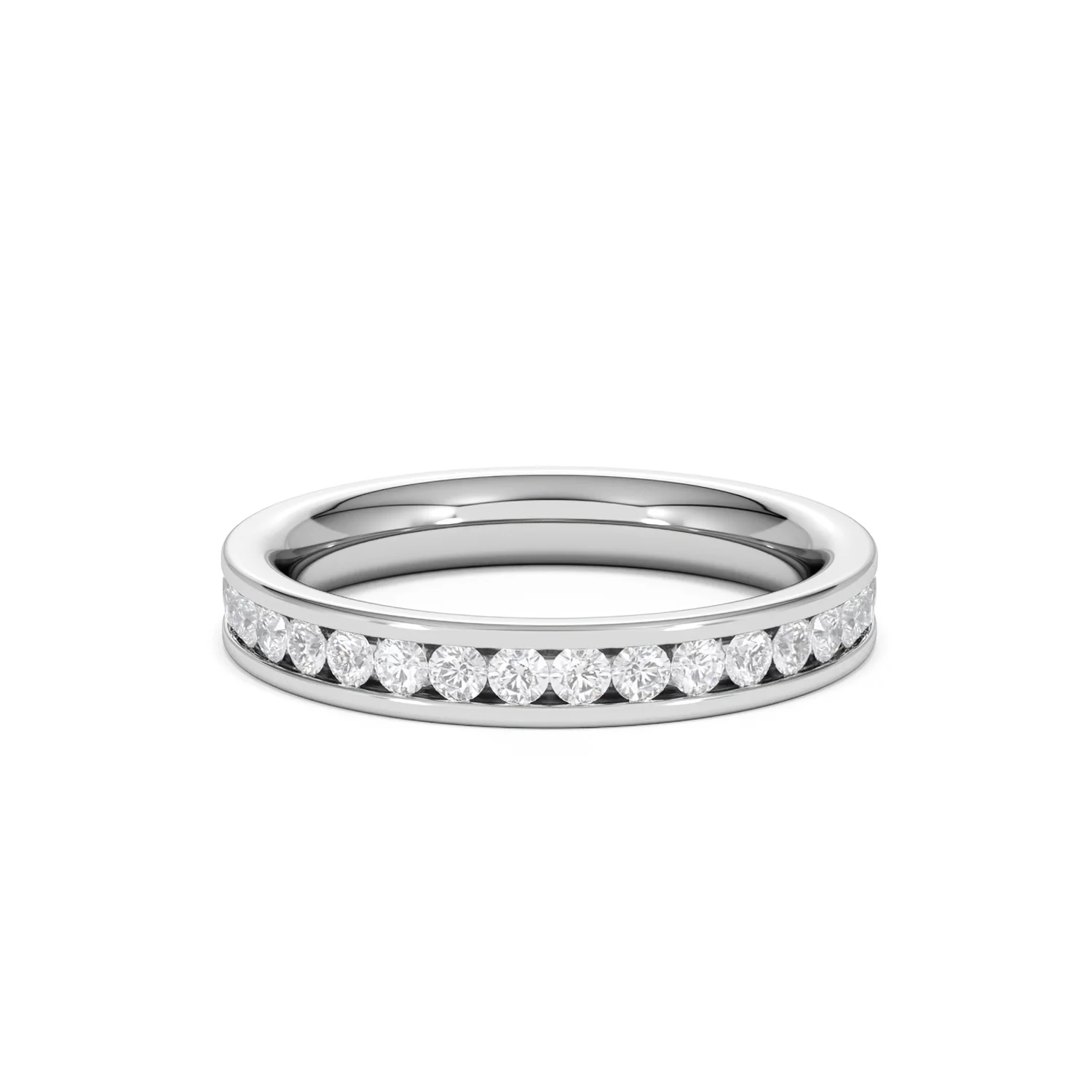 Rae Lab Diamond Eternity Ring Channel Set 1.00ct G/Vs 18K White Gold - Image 63