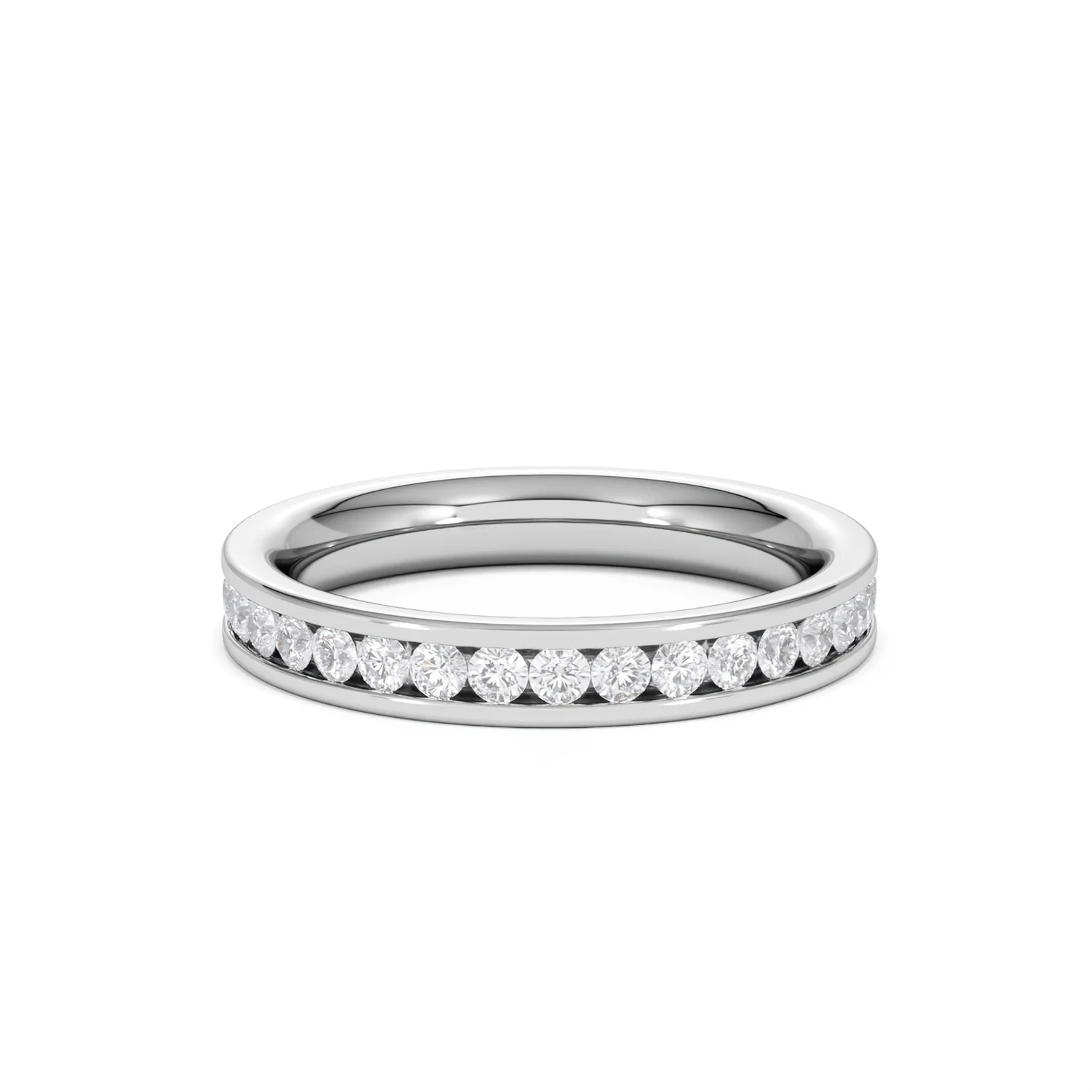 Rae Lab Diamond Eternity Ring Channel Set 1.00ct G/Vs 18K White Gold - Image 67