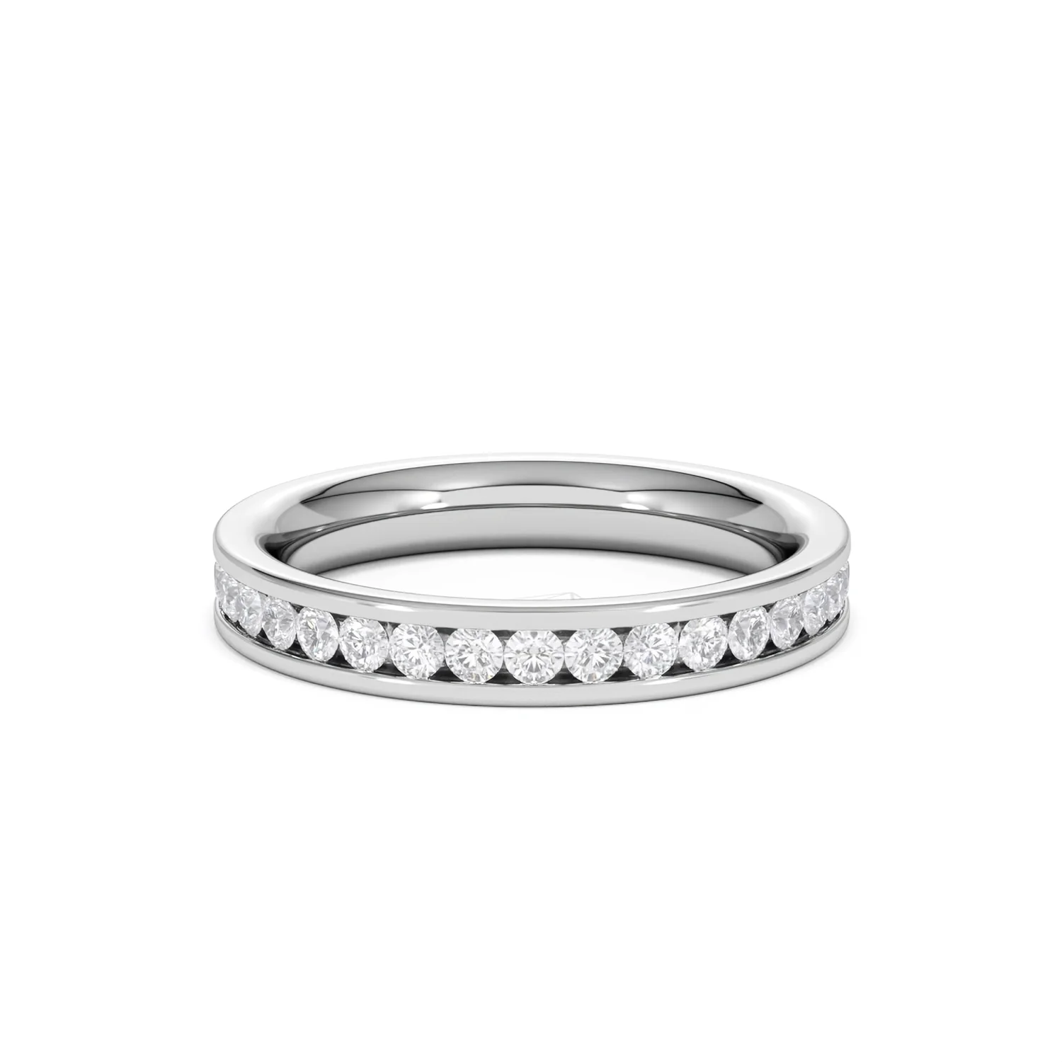 Rae Lab Diamond Eternity Ring Channel Set 1.00ct G/Vs 18K White Gold - Image 83