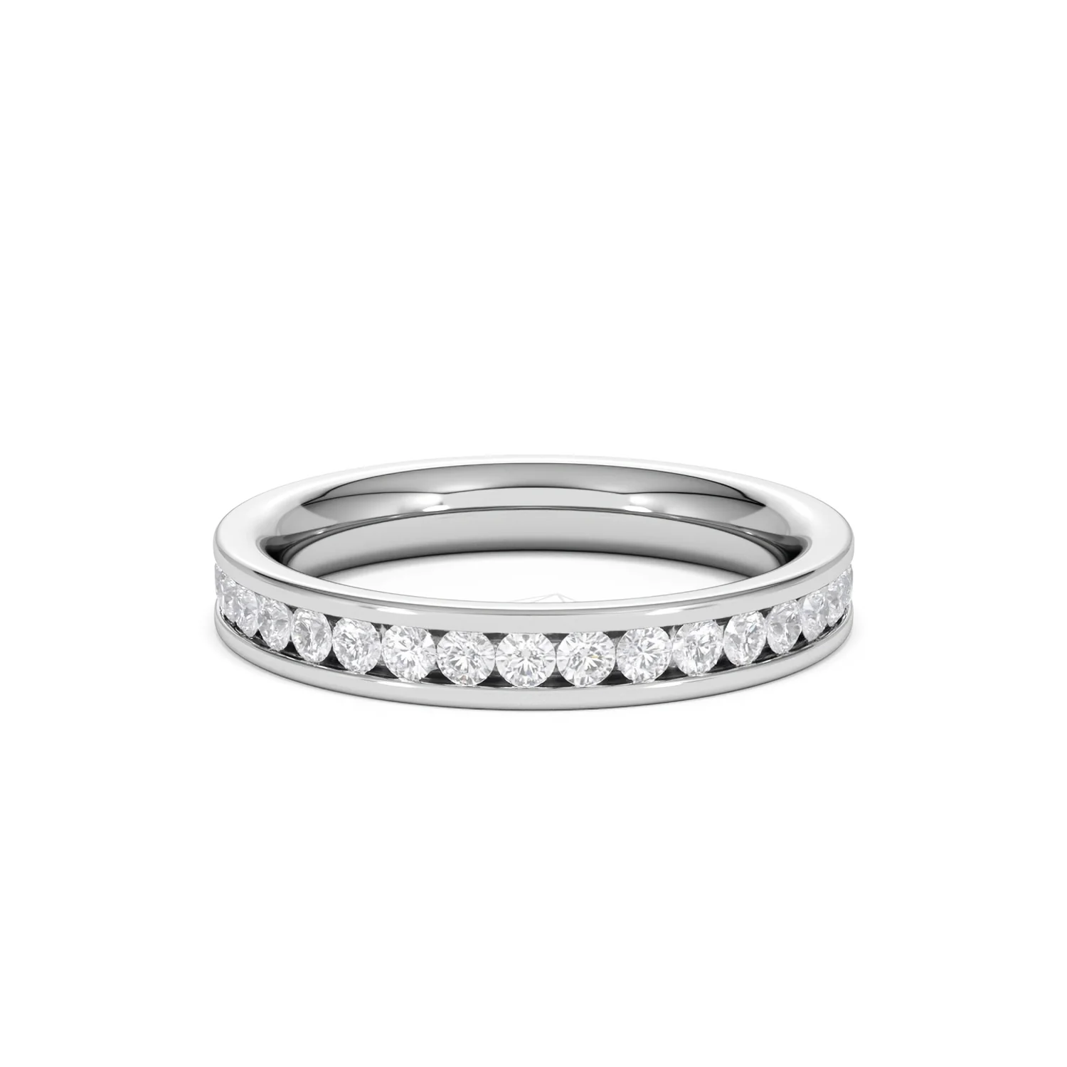 Rae Lab Diamond Eternity Ring Channel Set 1.00ct G/Vs 18K White Gold - Image 85