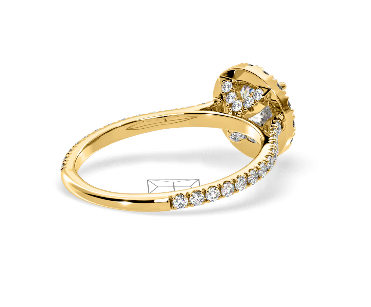 Reina Lab Diamond Halo Engagement Ring in 18K Gold 1.80ct F/VS1 - Image 137