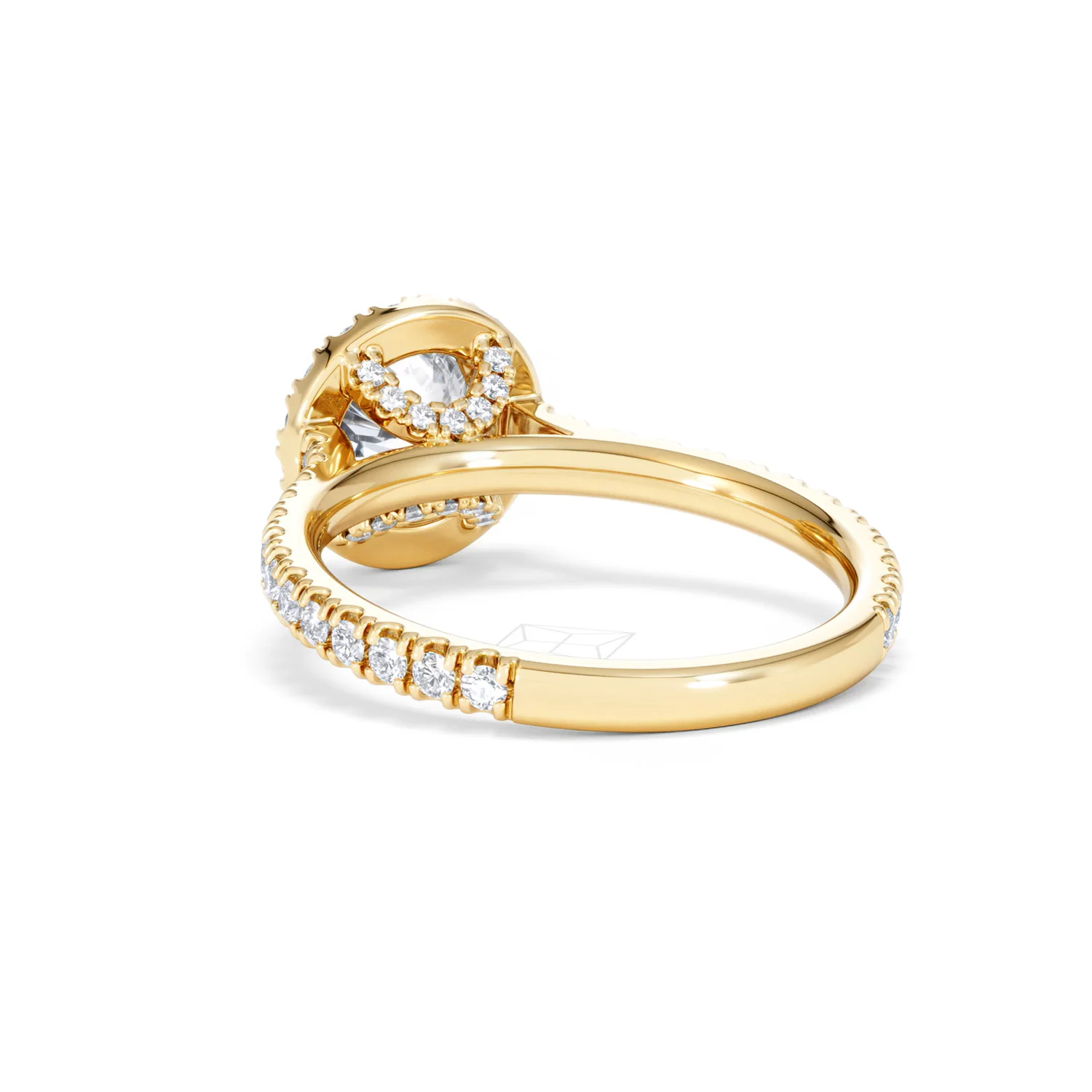 Reina Lab Diamond Halo Engagement Ring in 18K Gold 1.80ct F/VS1 - Image 54