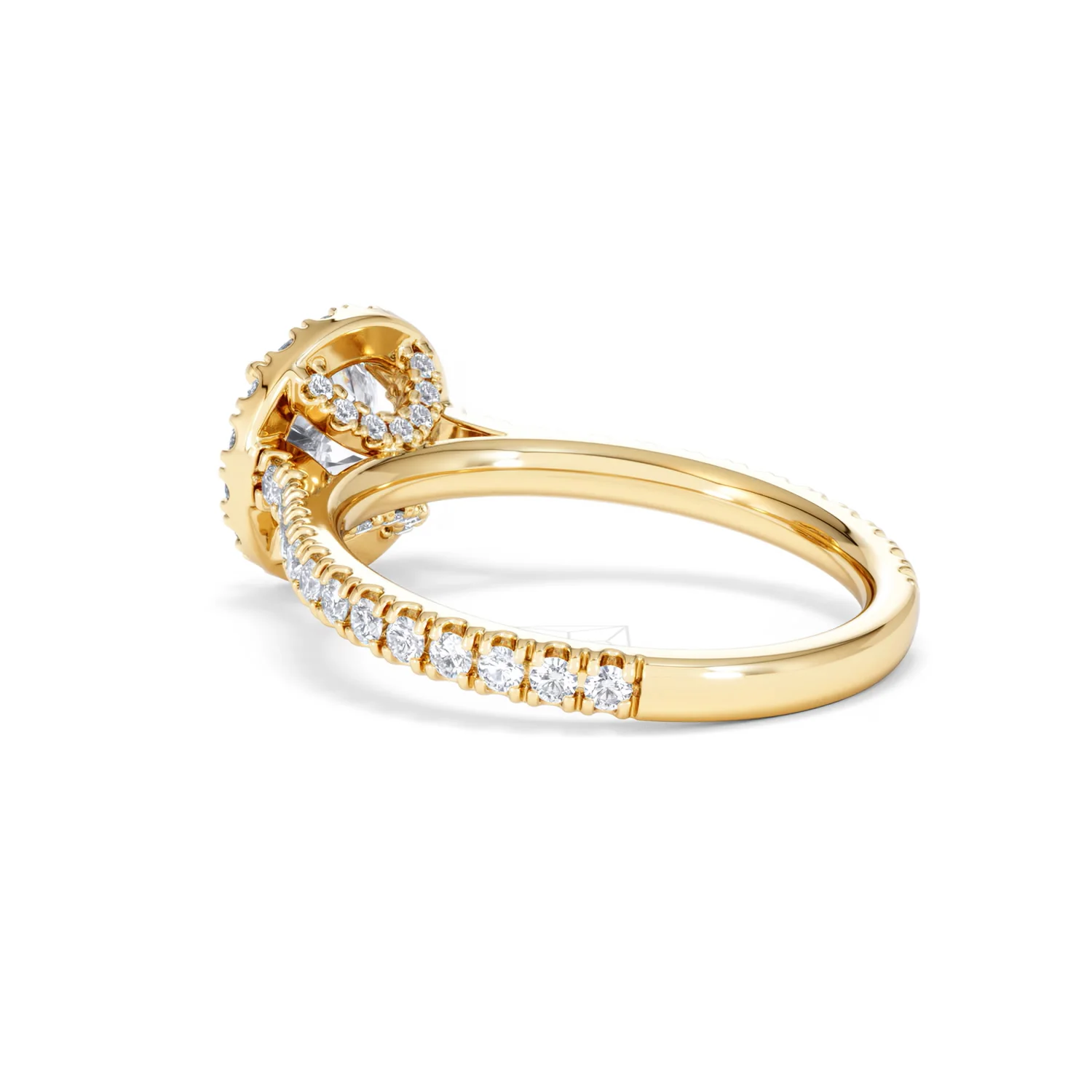 Reina Lab Diamond Halo Engagement Ring in 18K Gold 1.80ct F/VS1 - Image 58