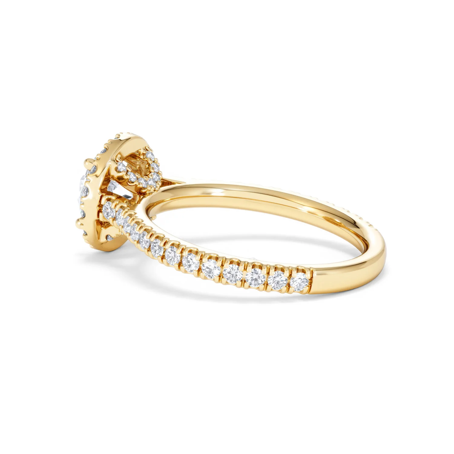 Reina Lab Diamond Halo Engagement Ring in 18K Gold 1.80ct F/VS1 - Image 62