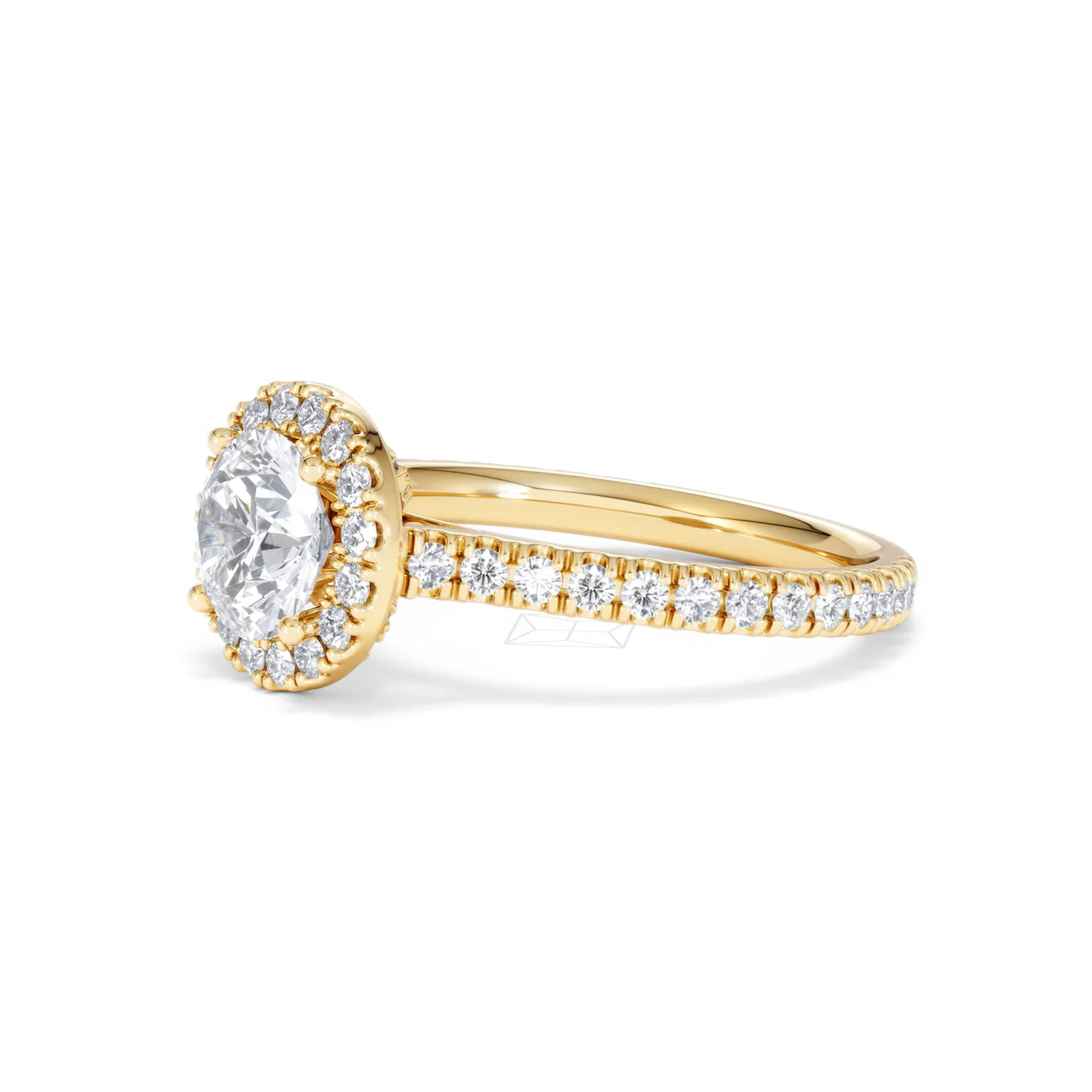 Reina Lab Diamond Halo Engagement Ring in 18K Gold 1.80ct F/VS1 - Image 76