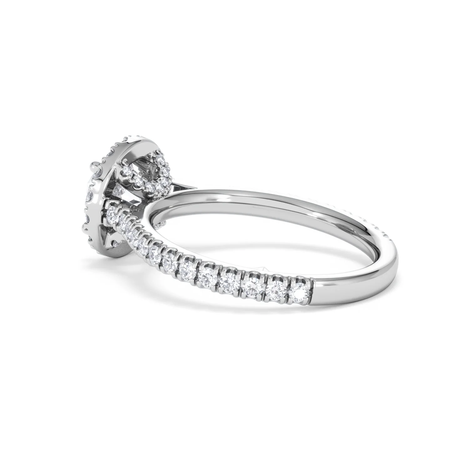 Reina Lab Diamond Halo Engagement Ring in Platinum 1.80ct F/VS1 - Image 61