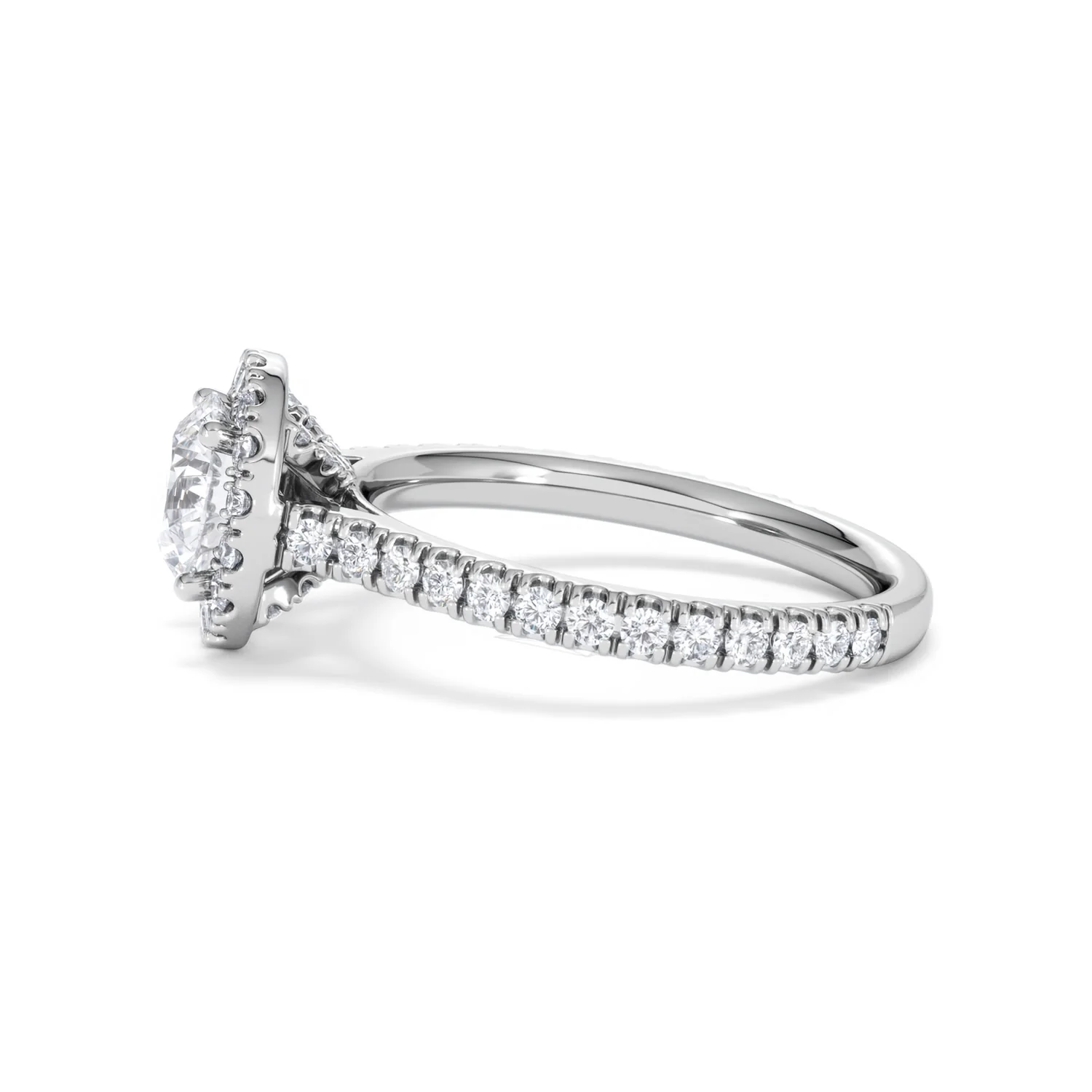 Reina Lab Diamond Halo Engagement Ring in Platinum 1.80ct F/VS1 - Image 69