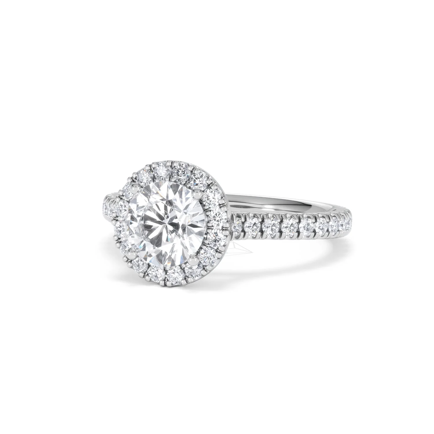 Reina Lab Diamond Halo Engagement Ring in Platinum 1.80ct F/VS1 - Image 83
