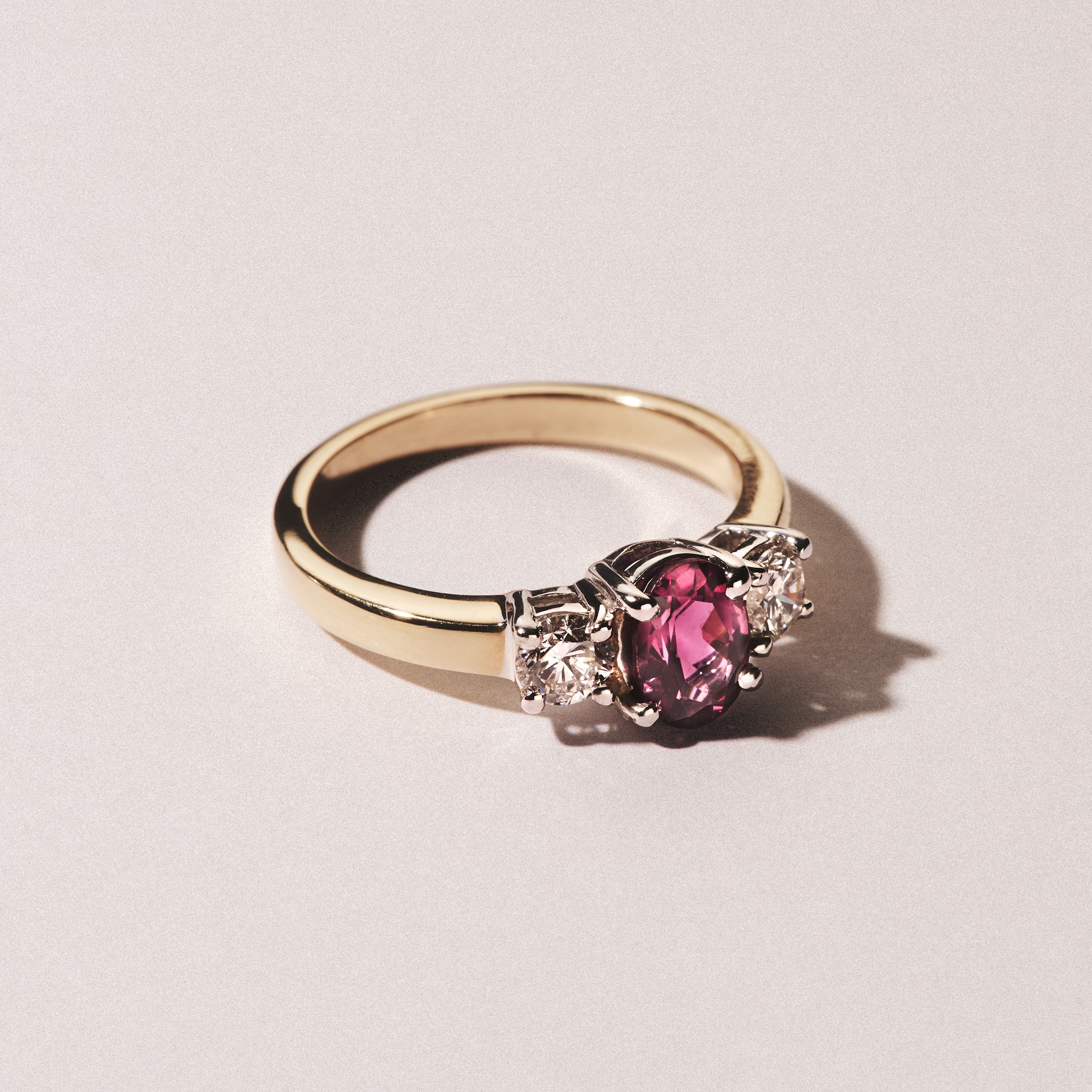 Ruby 1.15ct And Lab Diamonds G/Vs 0.50ct 18K Gold Ring - Image 2