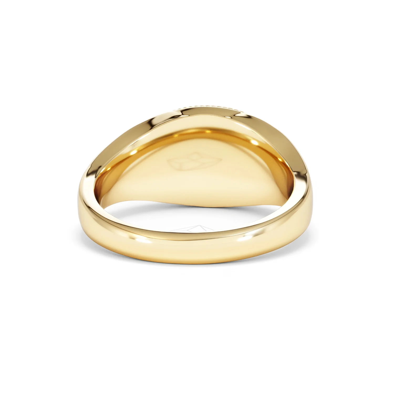 Sagittarius Zodiac 0.01ct Lab Diamond Signet Ring in 18K Gold Vermeil - Image 45