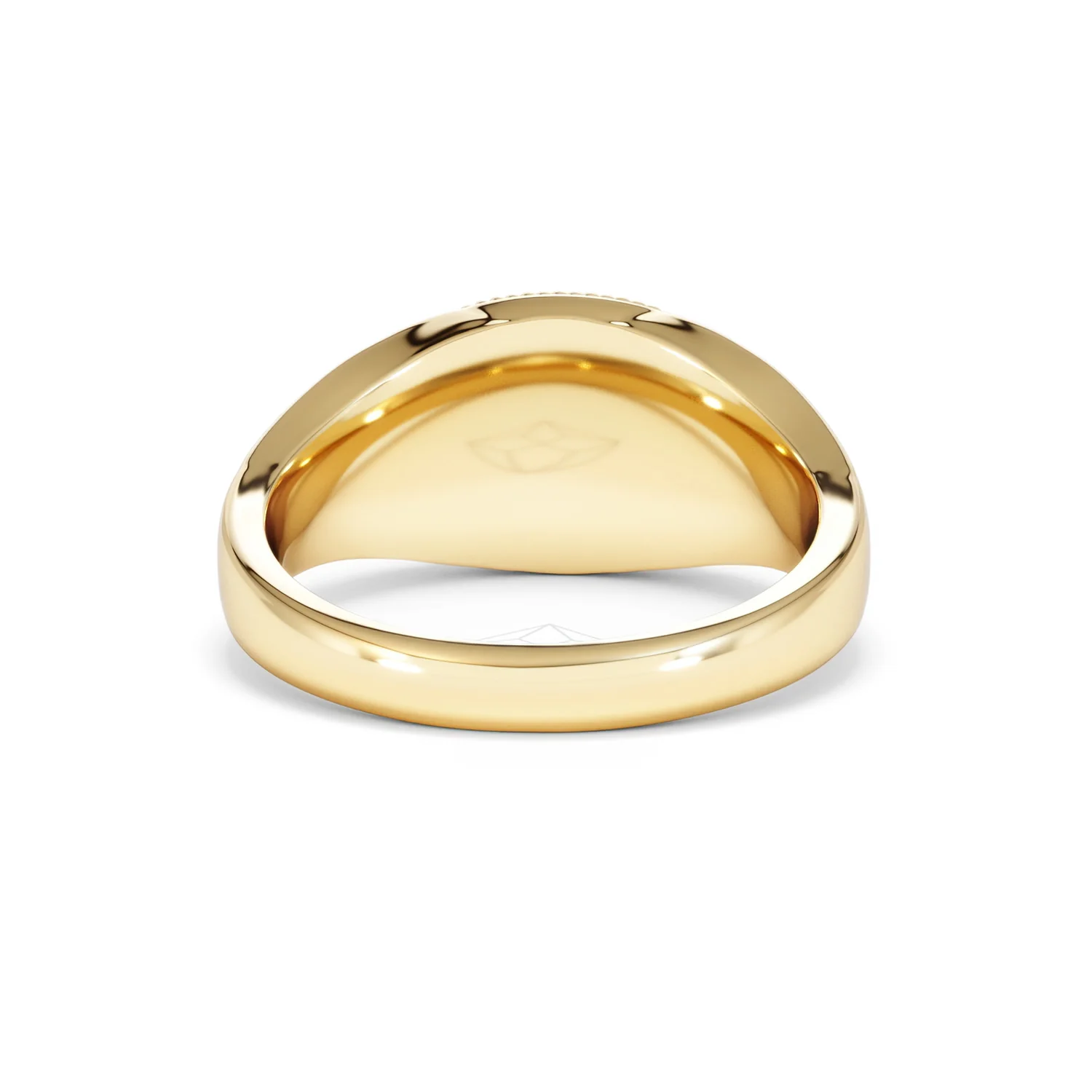 Sagittarius Zodiac 0.01ct Lab Diamond Signet Ring in 18K Gold Vermeil - Image 46