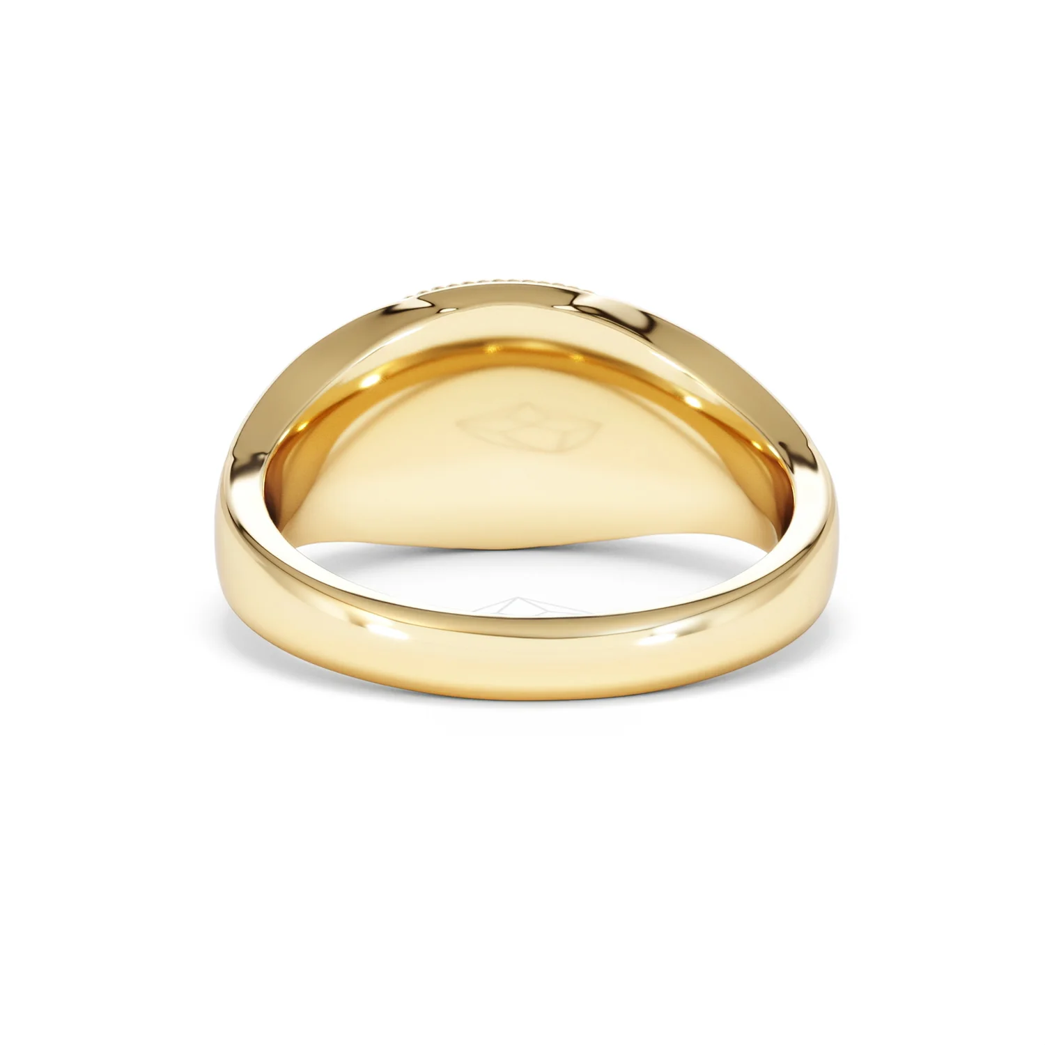 Sagittarius Zodiac 0.01ct Lab Diamond Signet Ring in 18K Gold Vermeil - Image 48