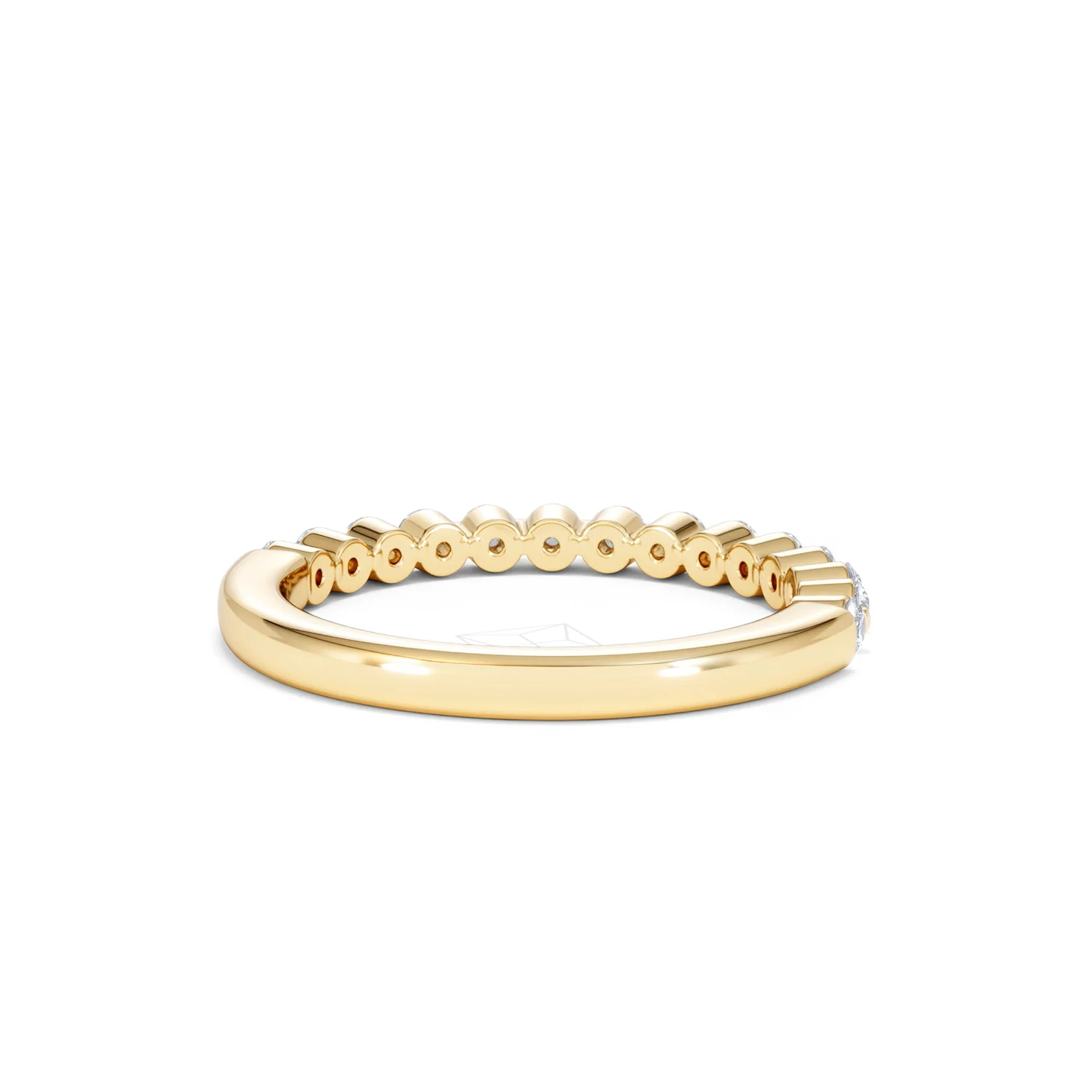 Solstice 0.35ct Lab Diamond Half Eternity Ring F/VS in 9k Gold - Image 45