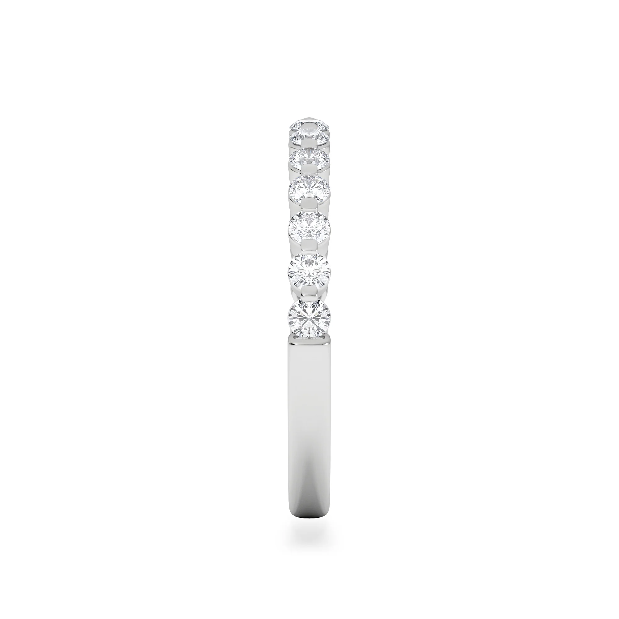 Solstice 0.35ct Lab Diamond Half Eternity Ring F/VS in 9k White Gold - Image 5