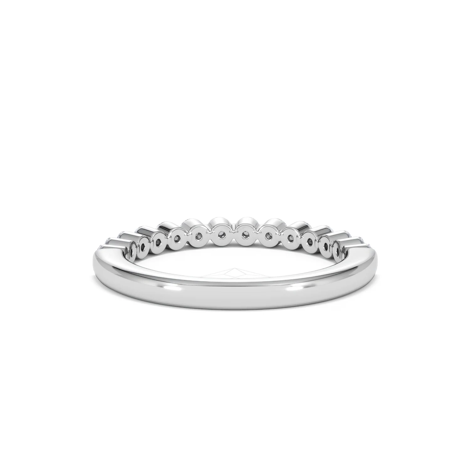 Solstice 0.35ct Lab Diamond Half Eternity Ring F/VS in 9k White Gold - Image 50